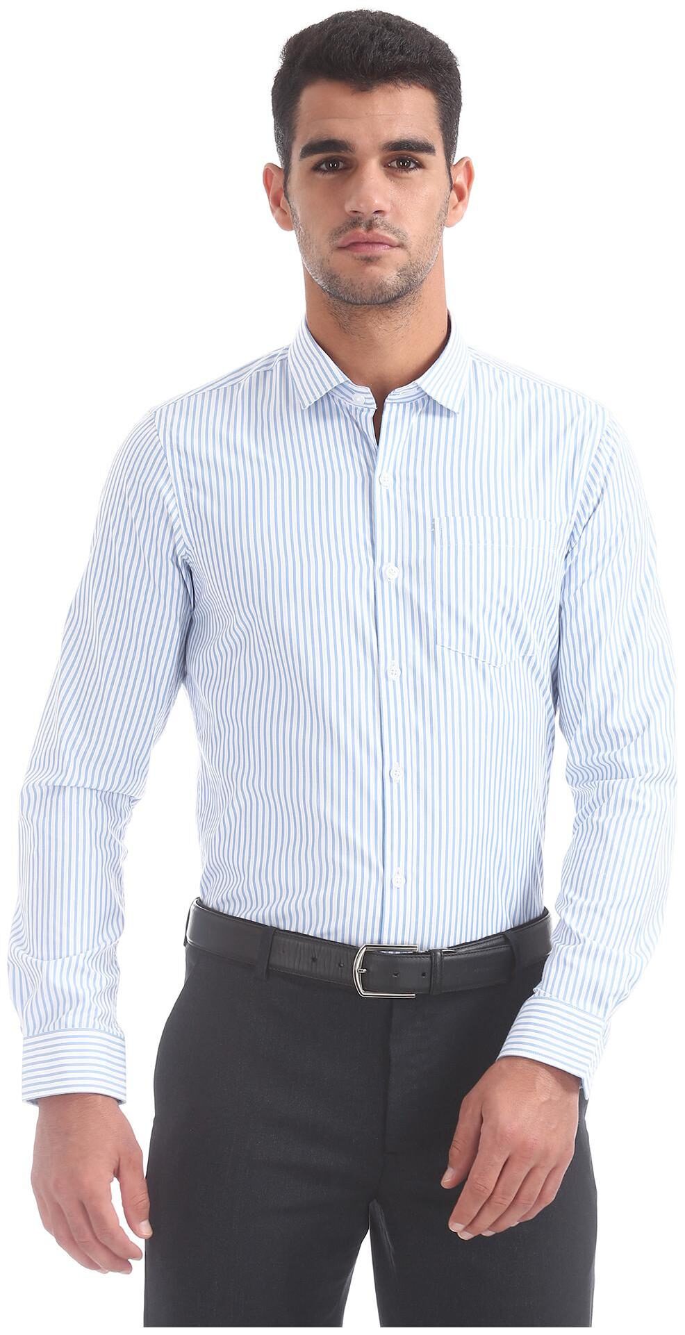 

Excalibur Men Regular fit Formal Shirt - Blue