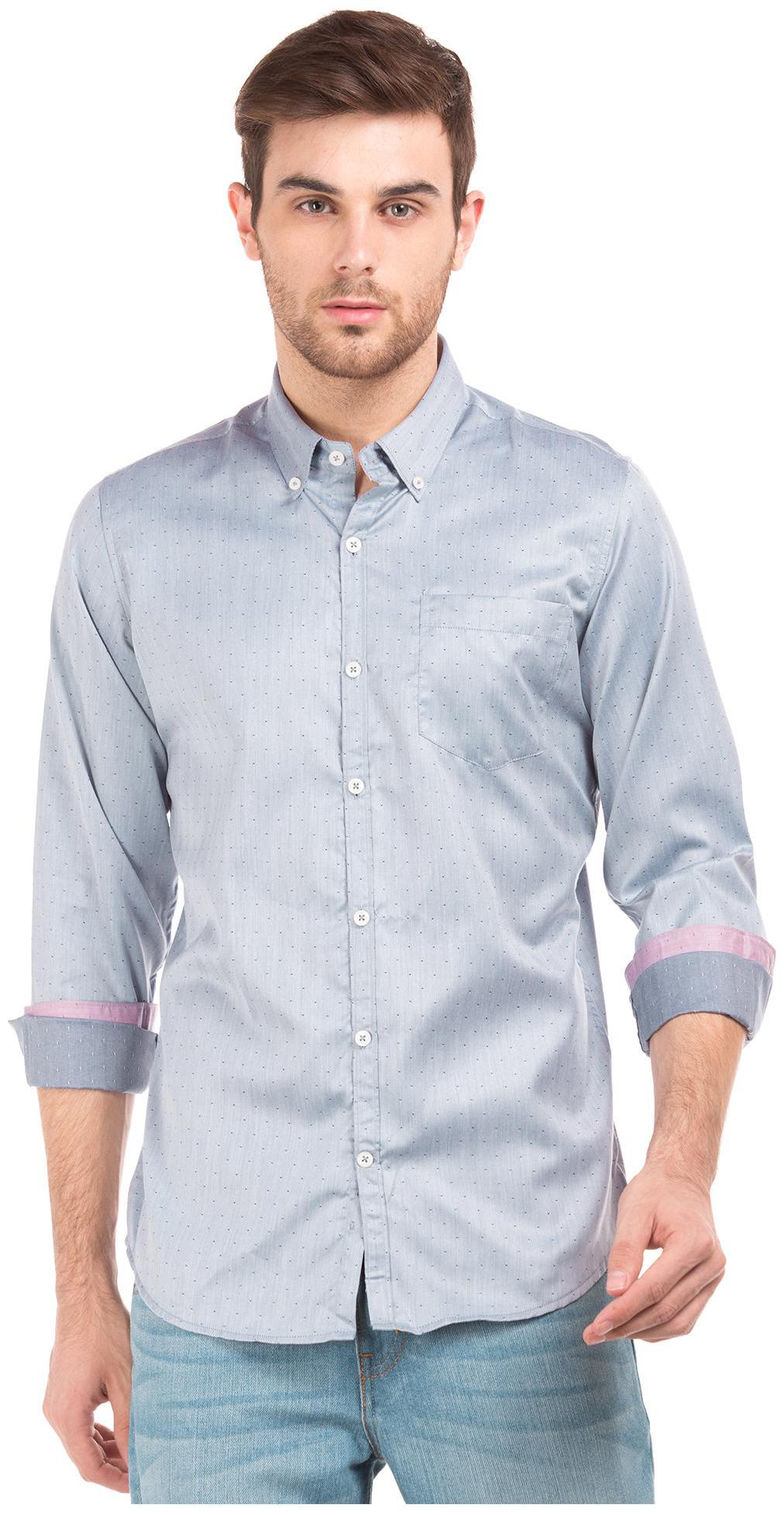 

Excalibur Men Slim fit Formal Shirt - Blue