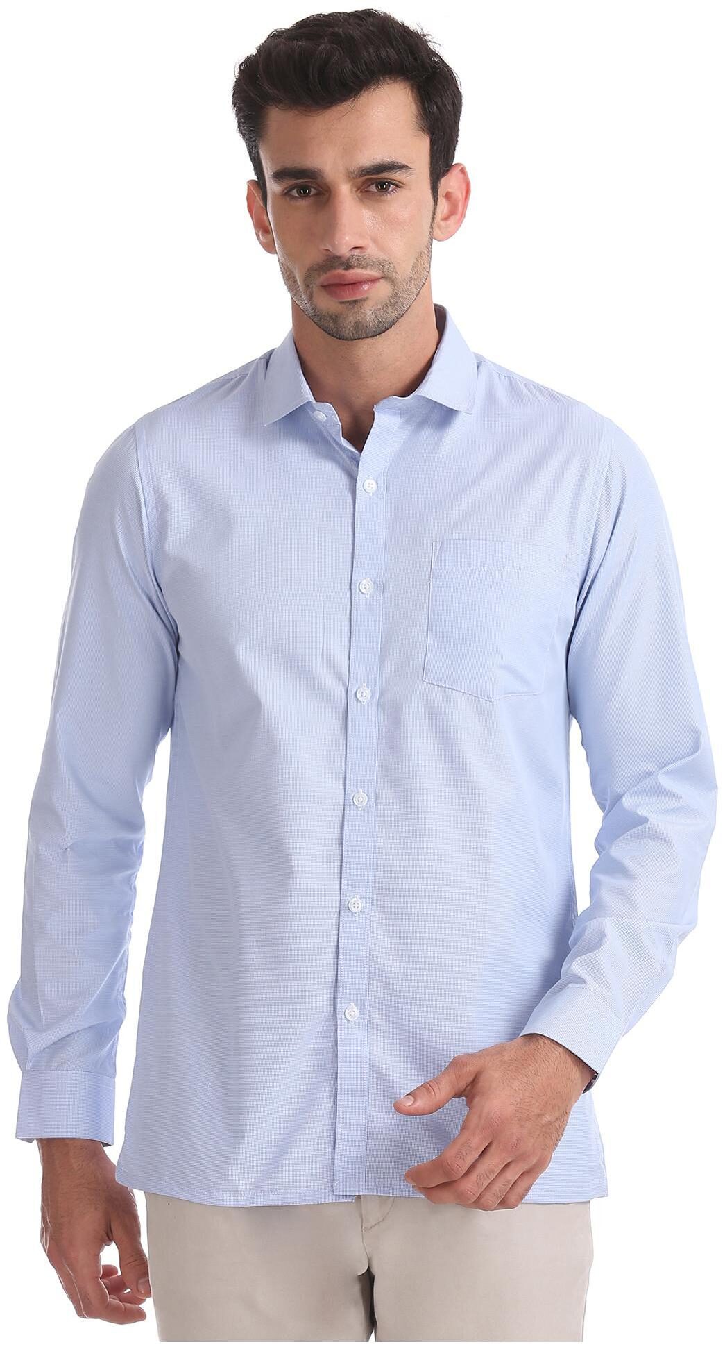 

Excalibur Men Regular fit Formal Shirt - Blue