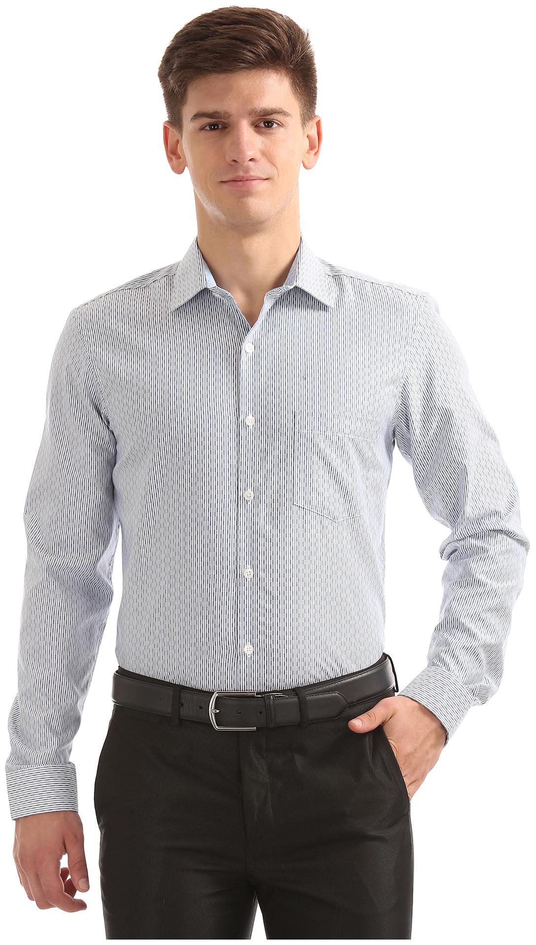 

Excalibur Men Slim fit Formal Shirt - Blue
