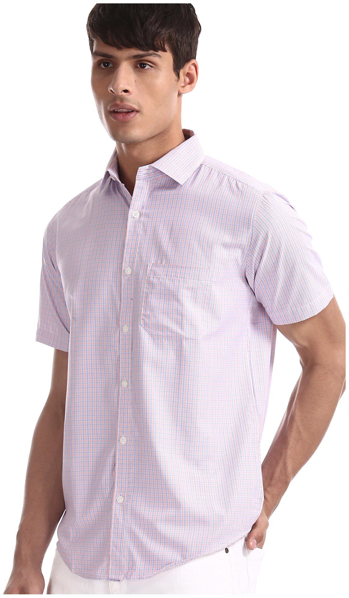 

Excalibur Men Regular fit Formal Shirt - Orange