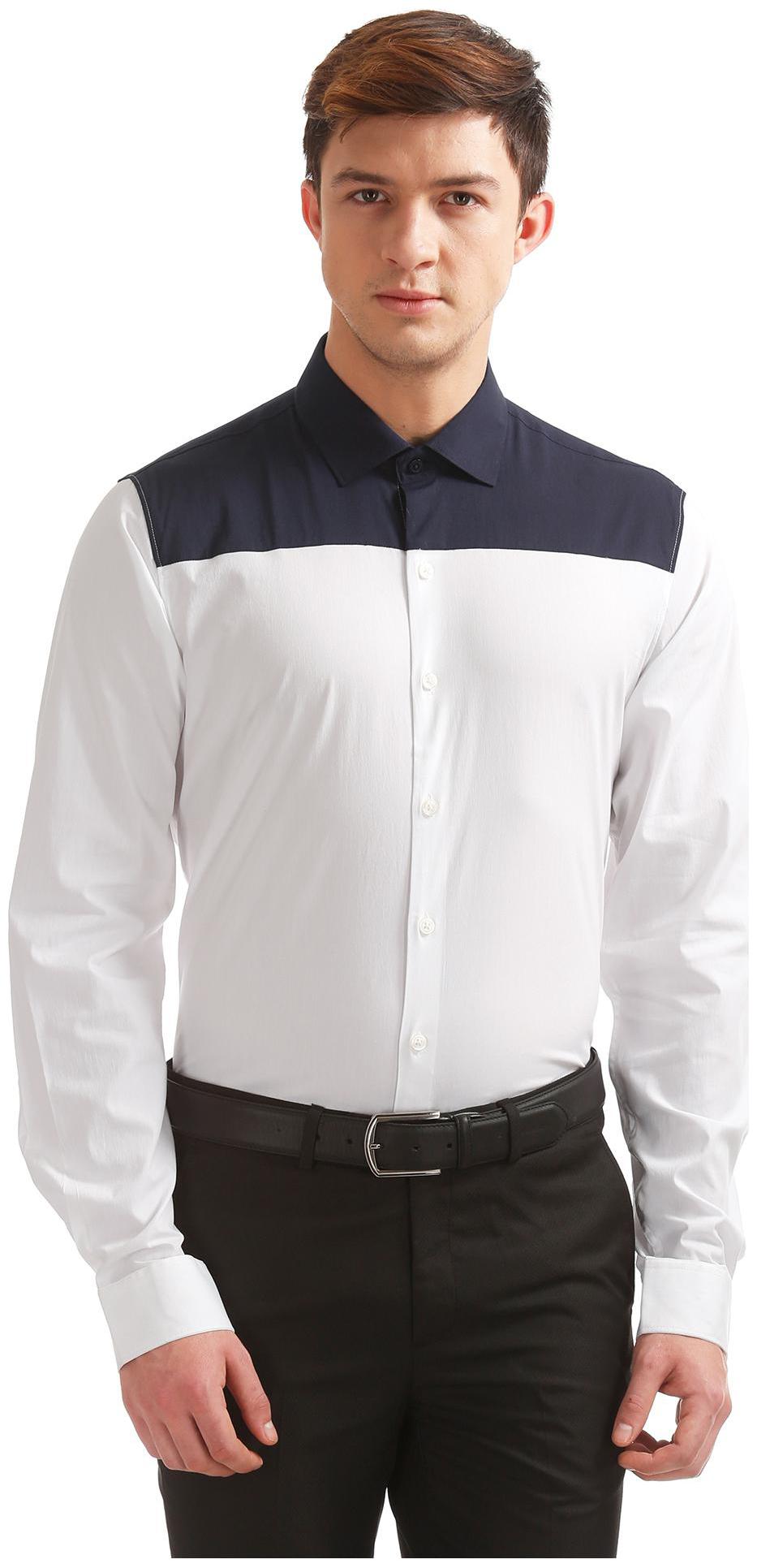 

Excalibur Men Super slim fit Formal Shirt - White