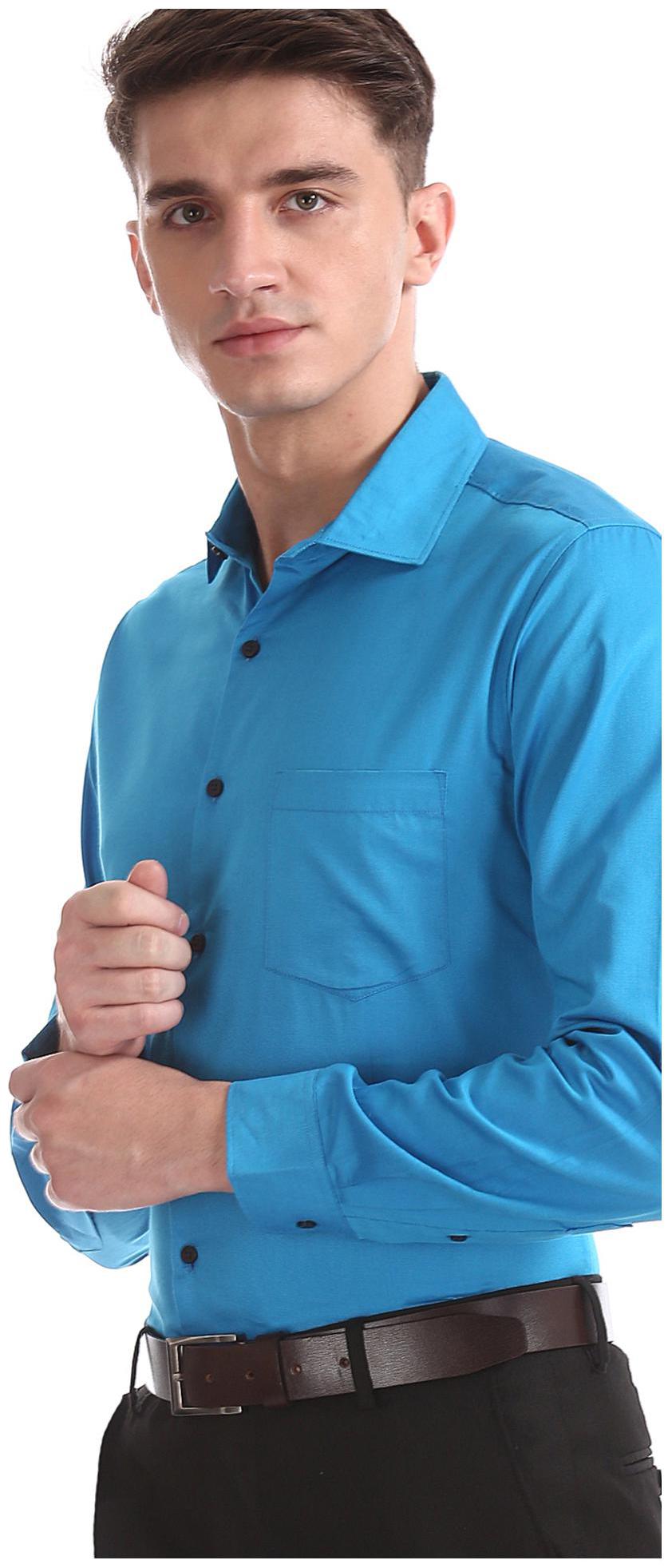 

Excalibur Men Regular fit Formal Shirt - Blue