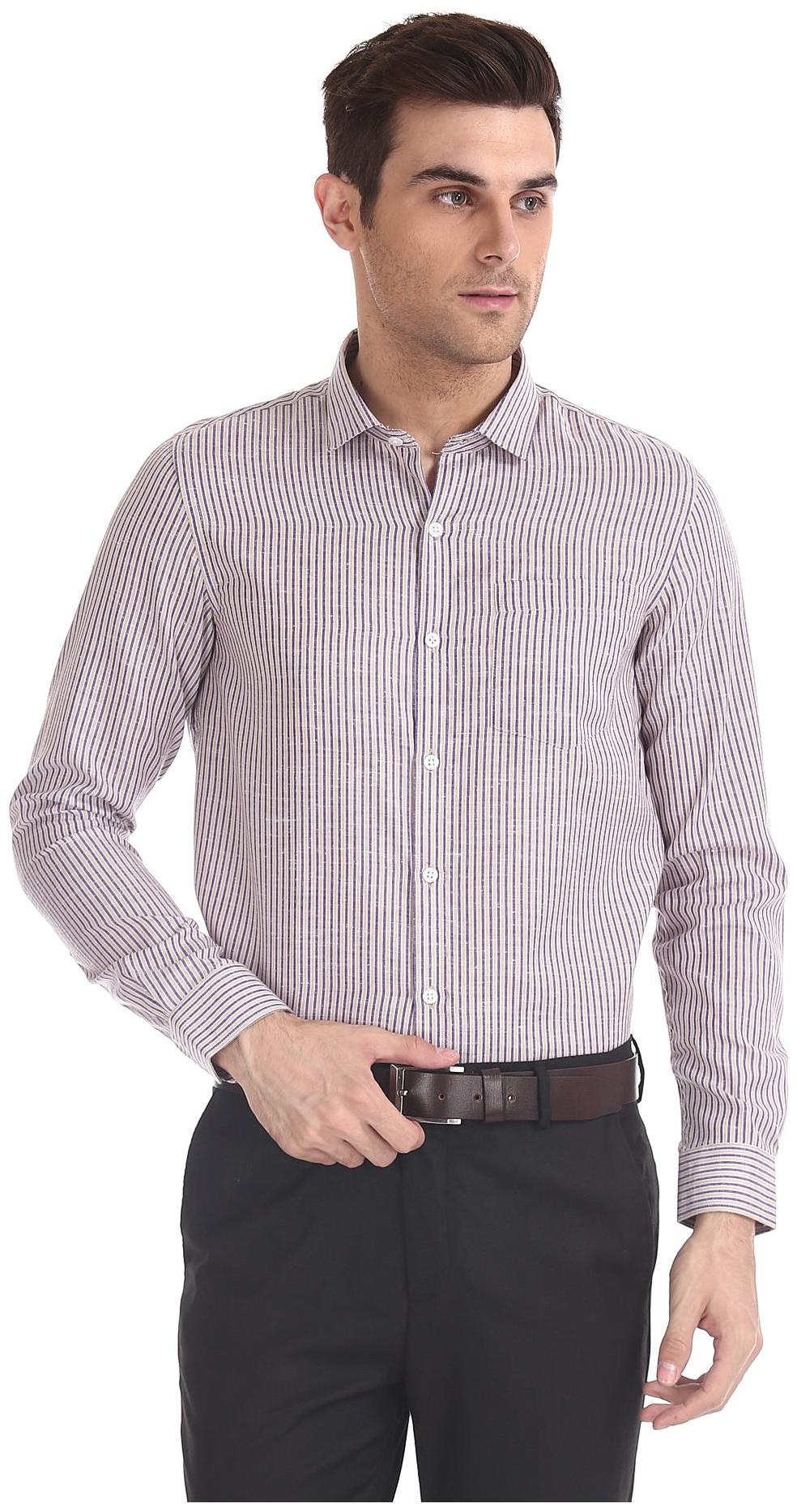 

Excalibur Men Regular fit Formal Shirt - Purple