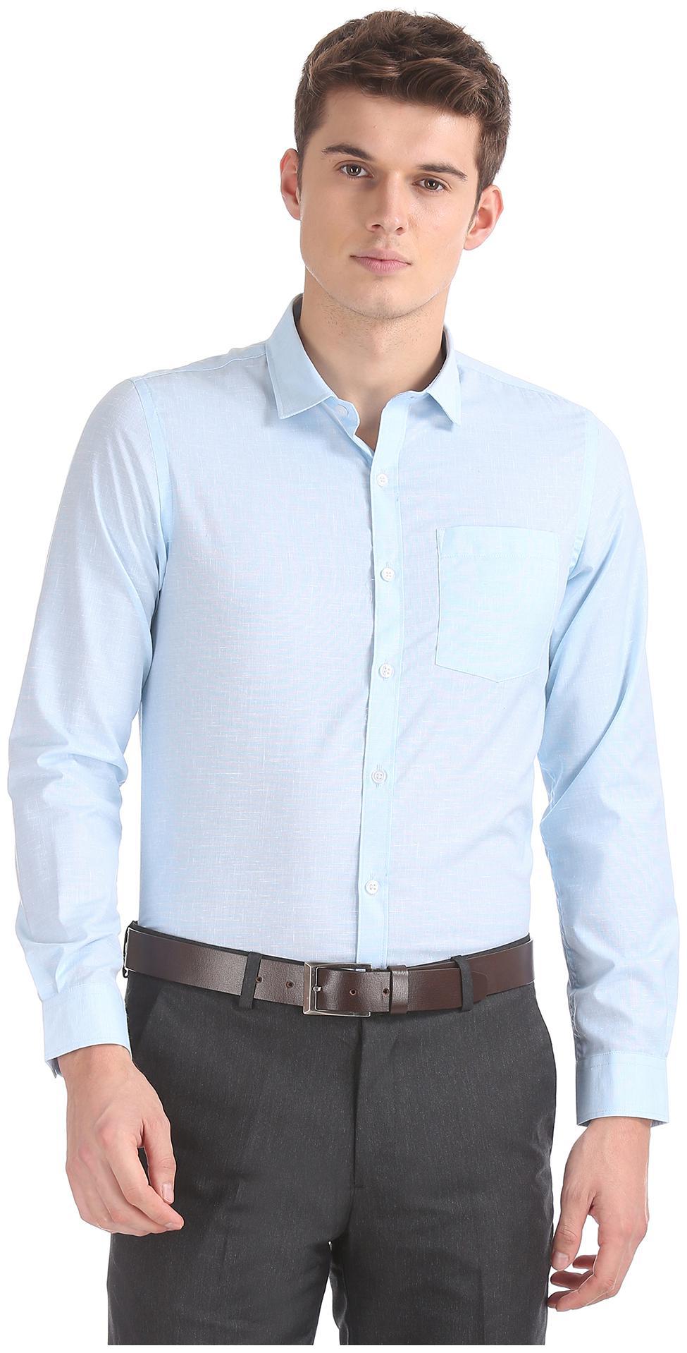 

Excalibur Men Regular fit Formal Shirt - Blue