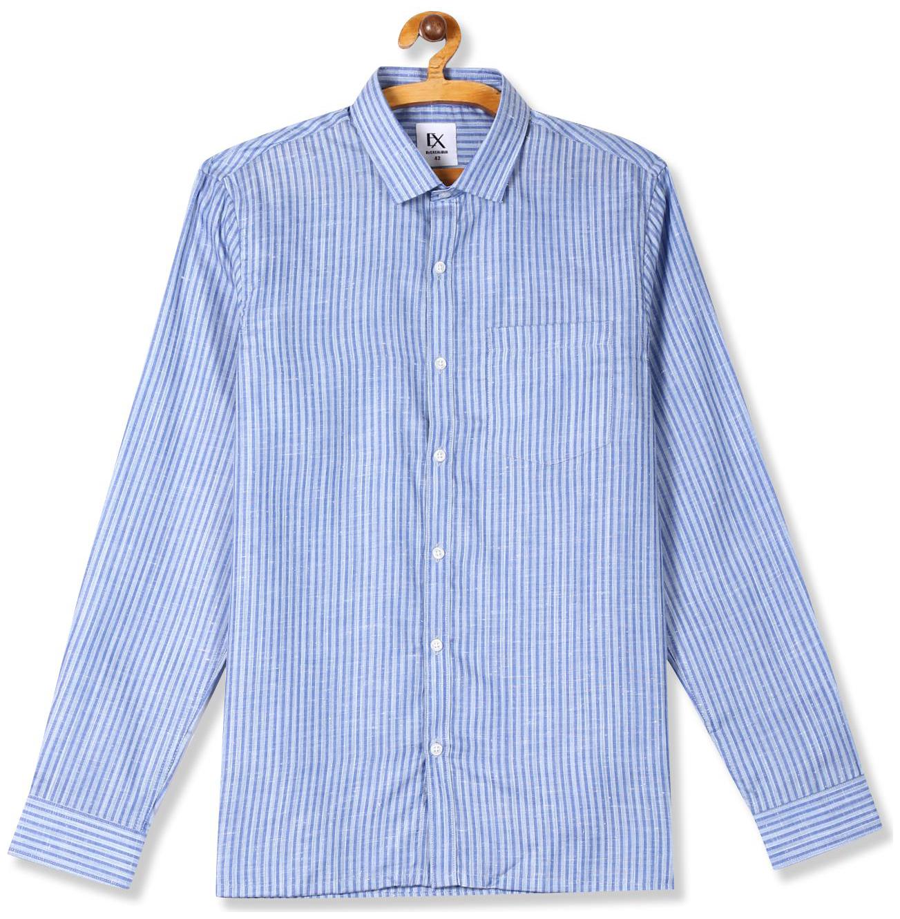 

Excalibur Men Regular fit Formal Shirt - Blue