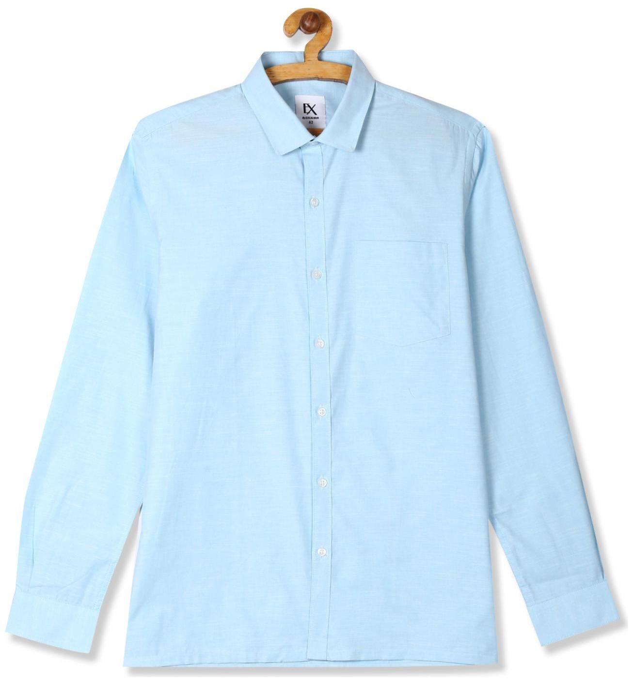 

Excalibur Men Regular fit Formal Shirt - Blue