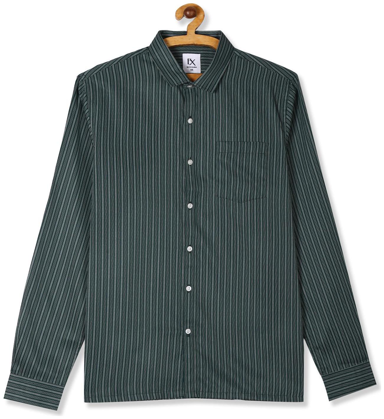 

Excalibur Men Regular fit Formal Shirt - Green