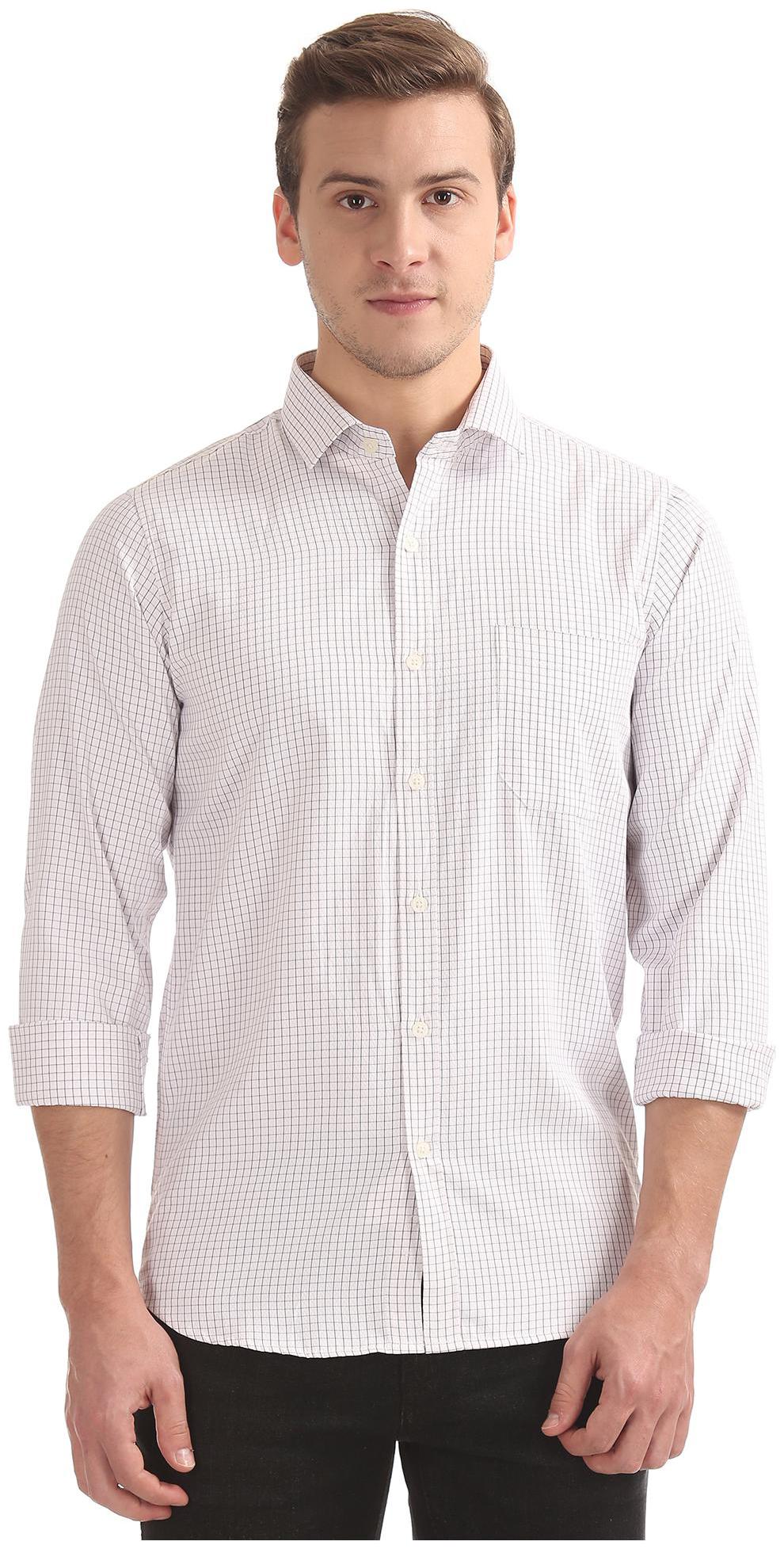 

Excalibur Men Slim fit Formal Shirt - White