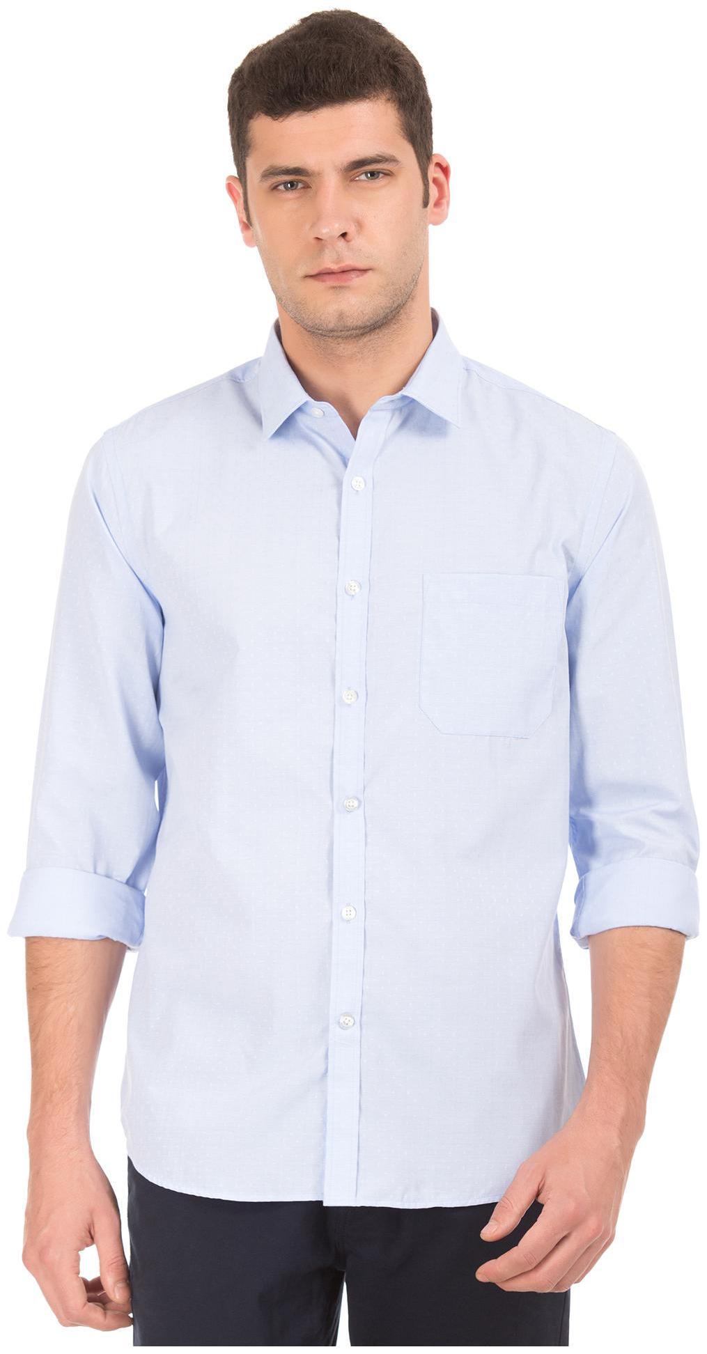 

Excalibur Men Slim fit Formal Shirt - Blue