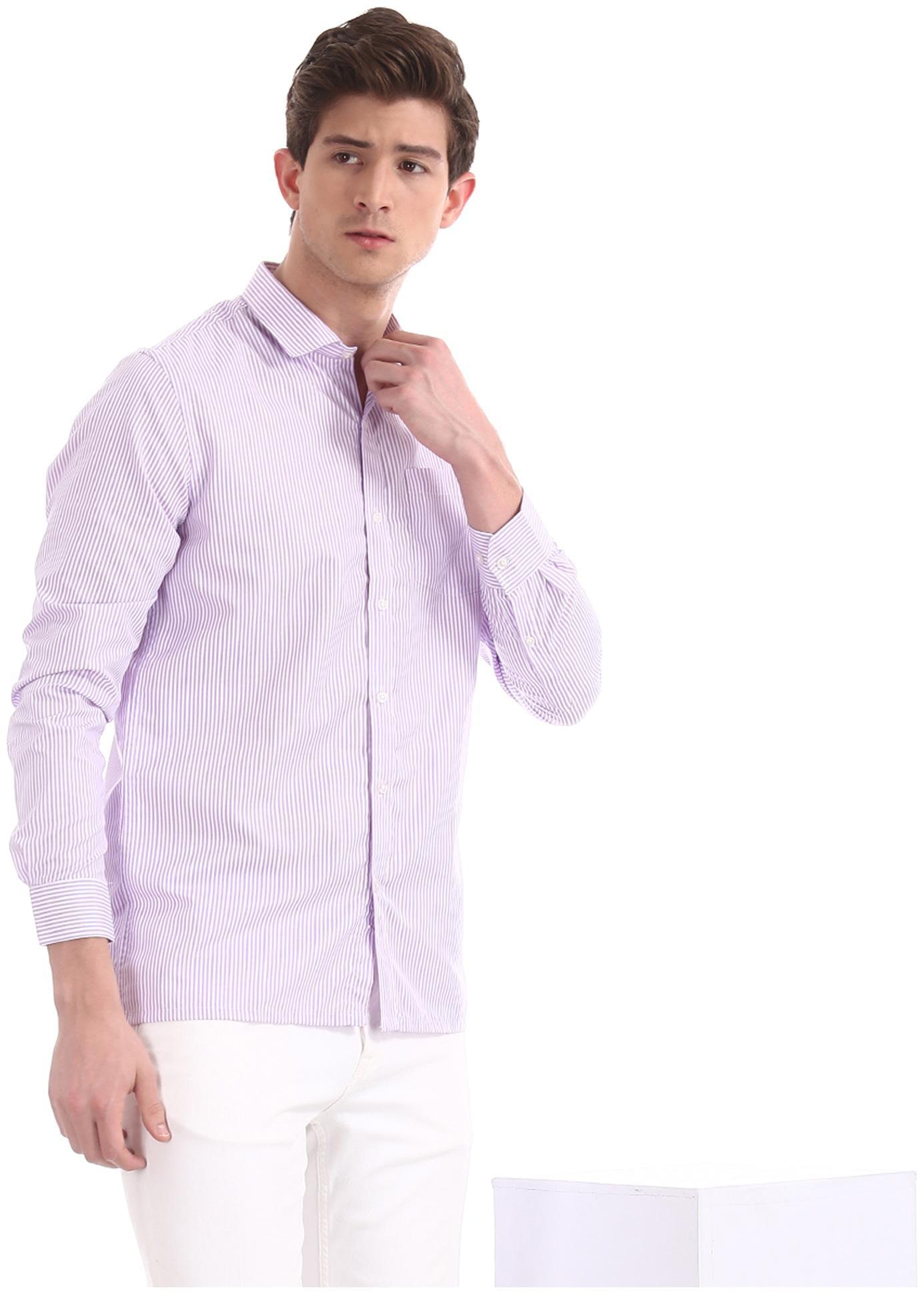 

Excalibur Men Regular fit Formal Shirt - Purple