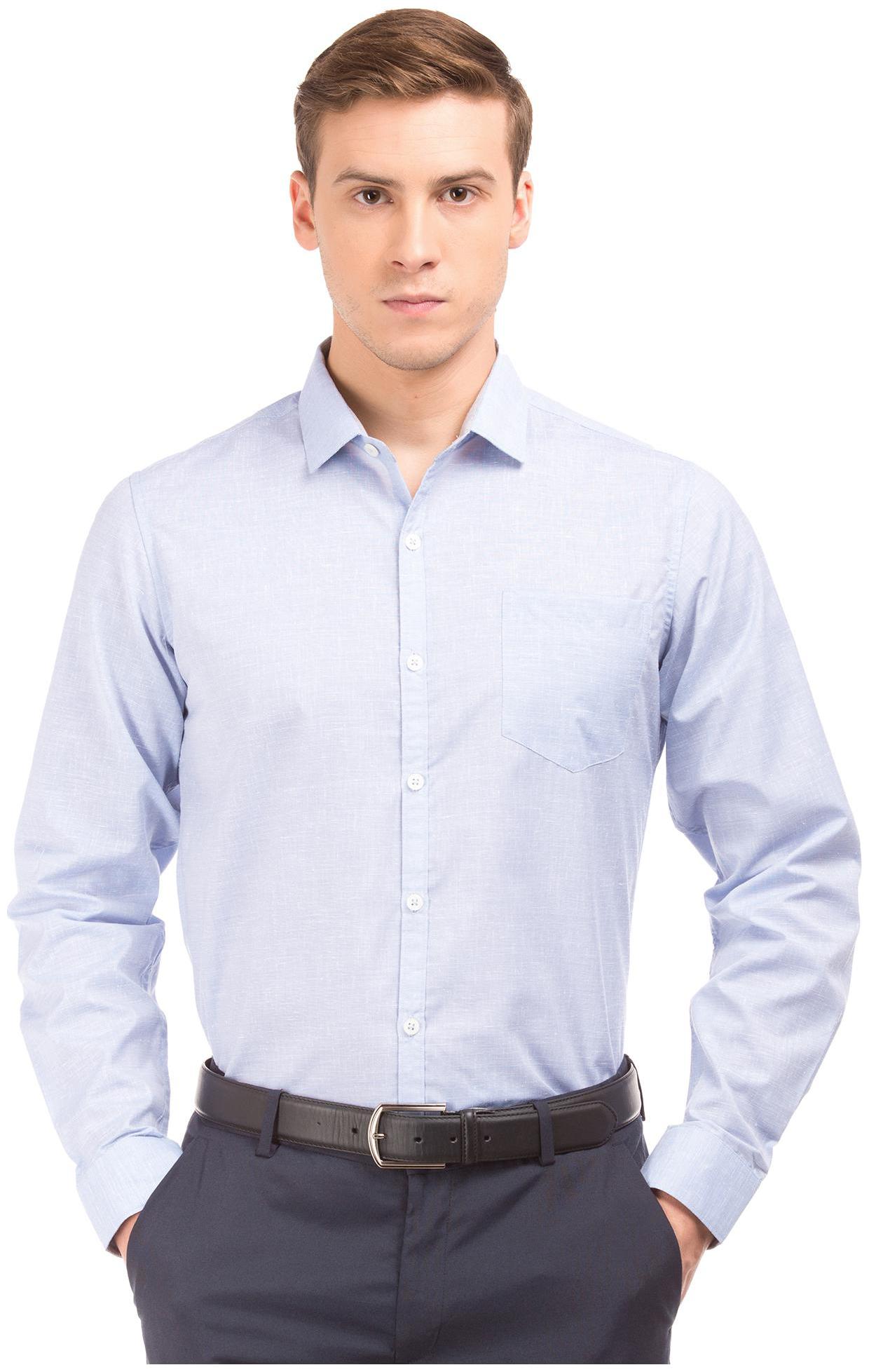 

Excalibur Men Slim fit Formal Shirt - Blue