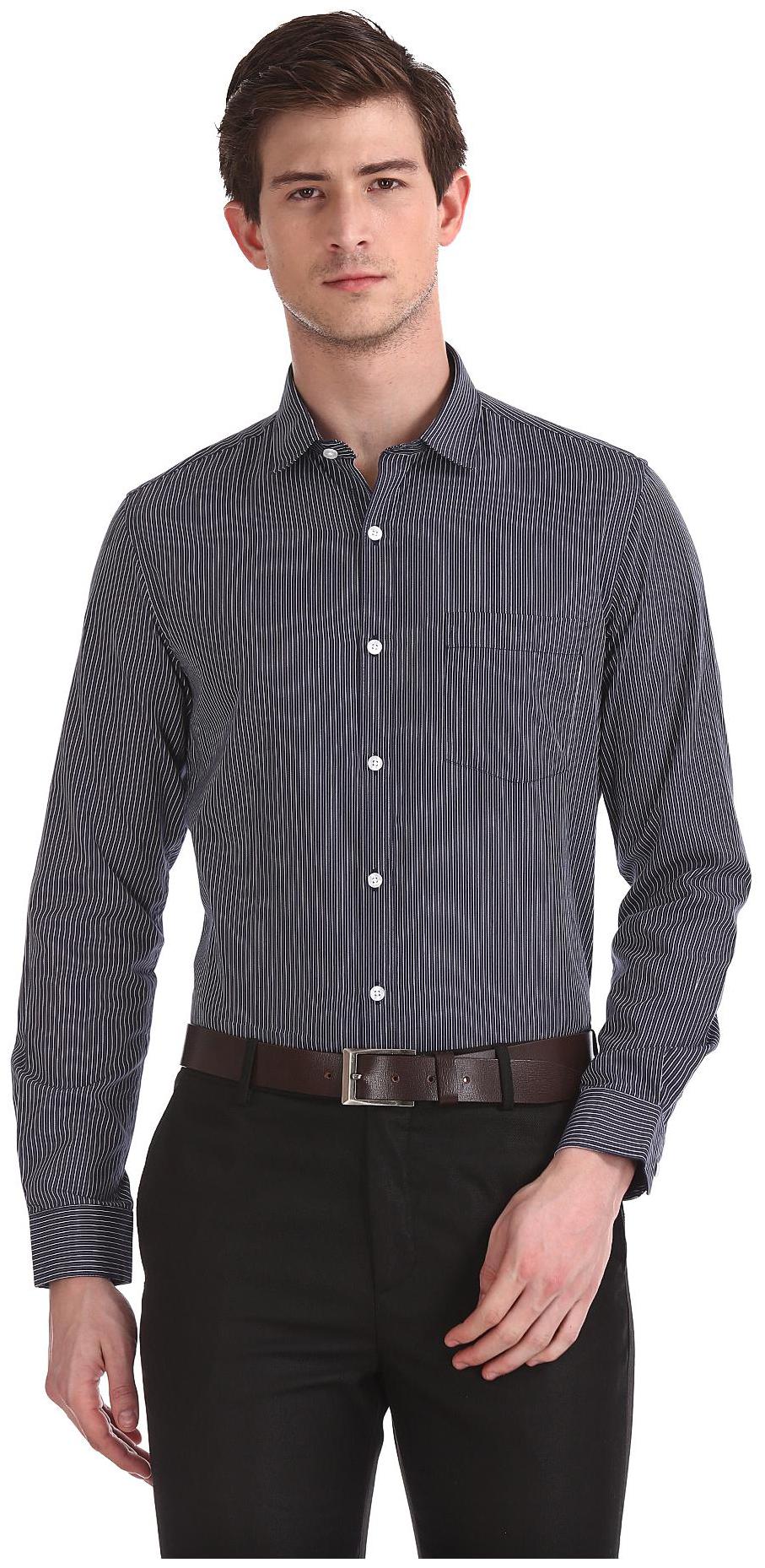 

Excalibur Men Regular fit Formal Shirt - Blue