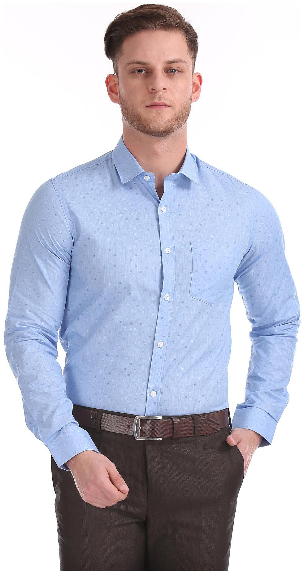 

Excalibur Men Slim fit Formal Shirt - Blue