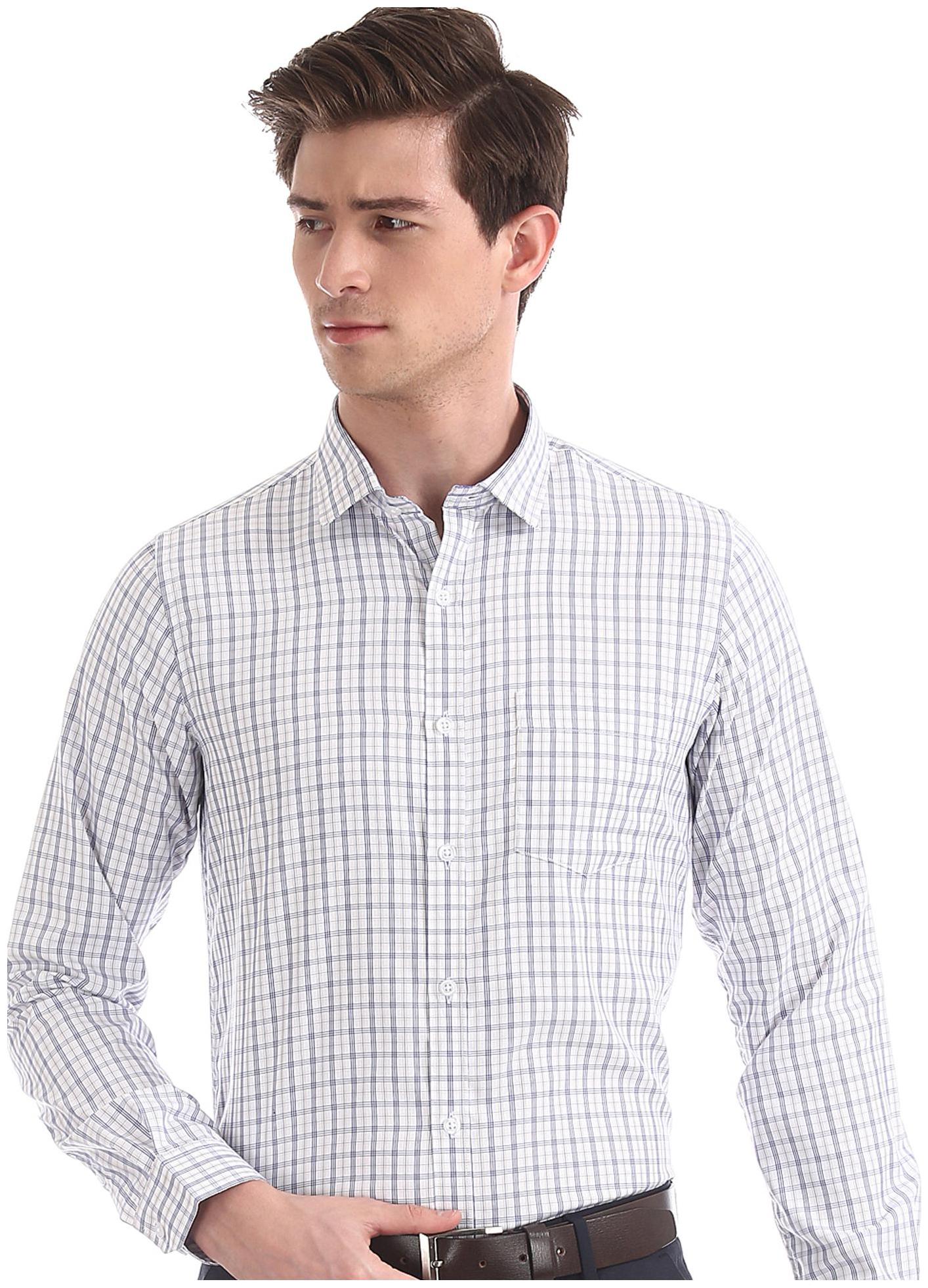 

Excalibur Men Regular fit Formal Shirt - White