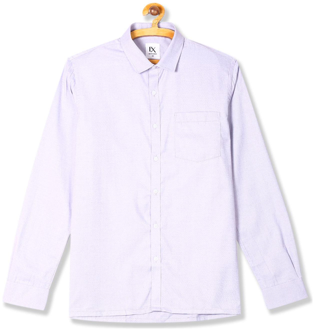 

Excalibur Men Regular fit Formal Shirt - Purple