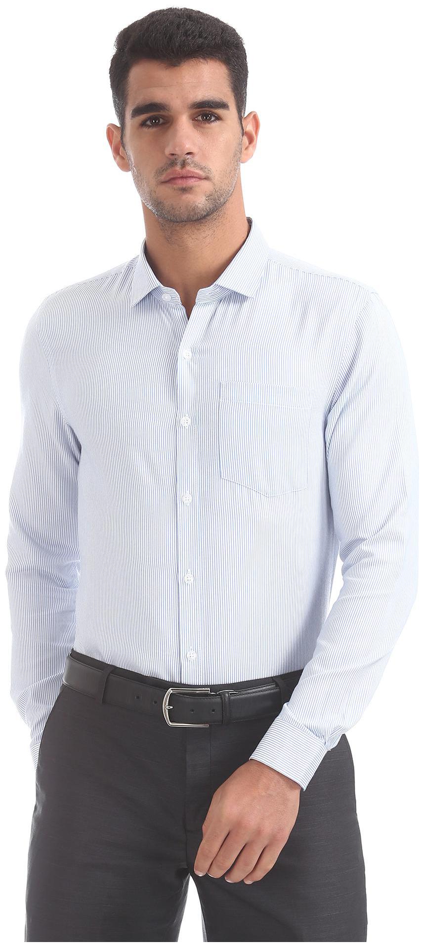 

Excalibur Men Regular fit Formal Shirt - Blue