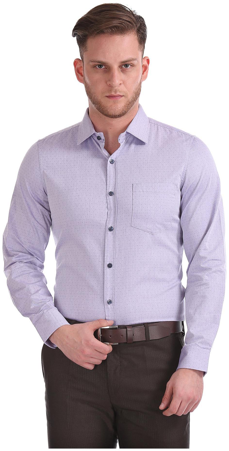 

Excalibur Men Slim fit Formal Shirt - Purple