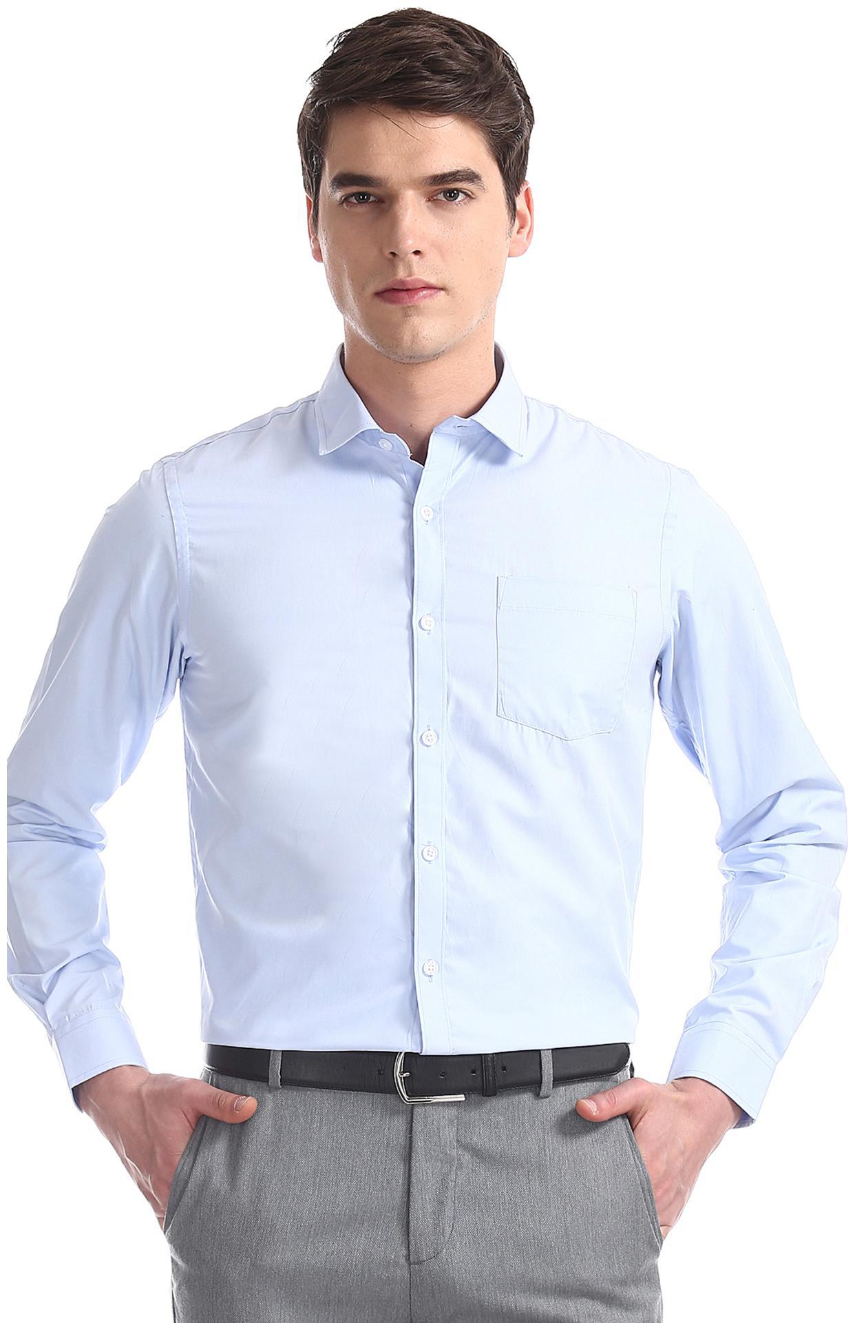 

Excalibur Men Regular fit Formal Shirt - Blue