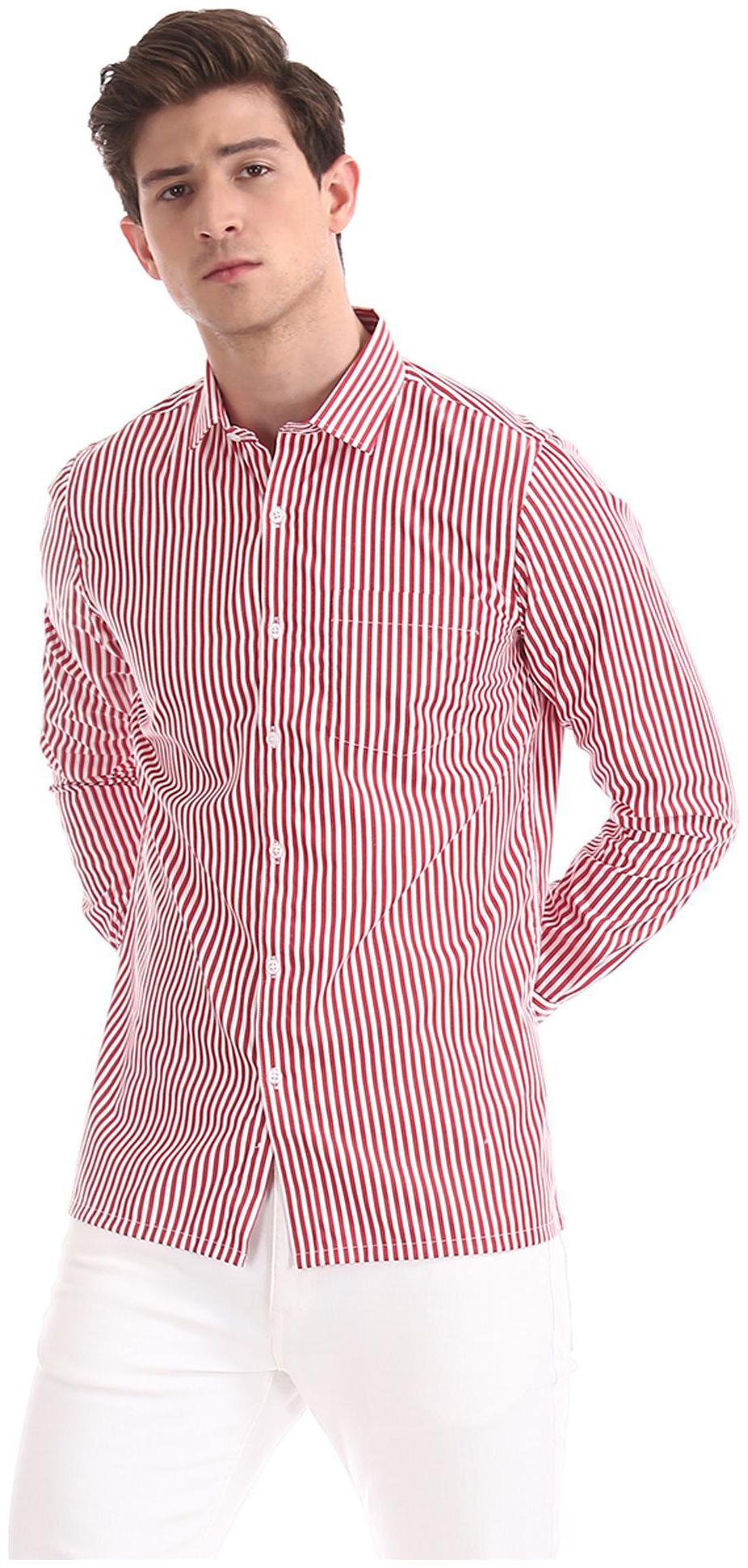 

Excalibur Men Regular fit Formal Shirt - Red