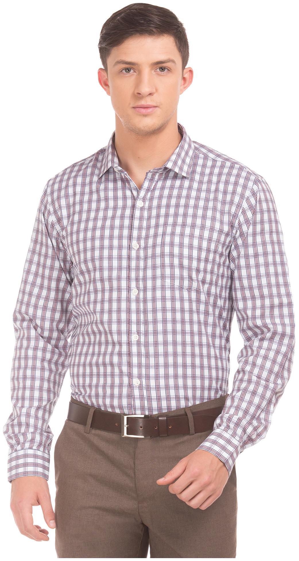 

Excalibur Men Regular fit Formal Shirt - Pink