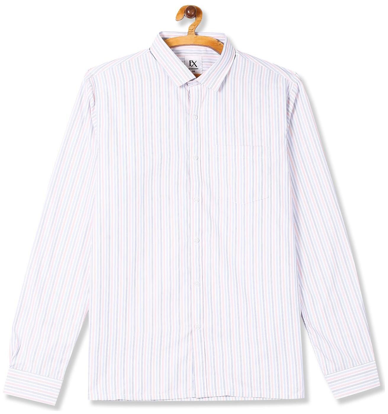 

Excalibur Men Regular fit Formal Shirt - White