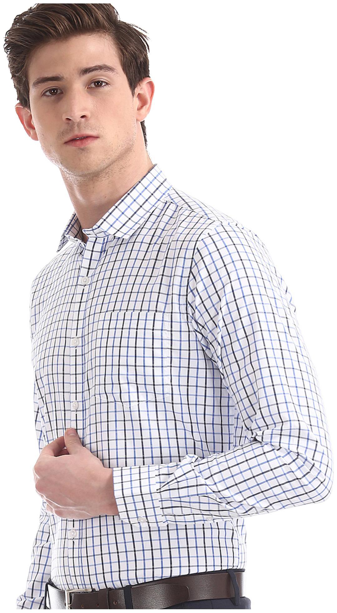 

Excalibur Men Regular fit Formal Shirt - White