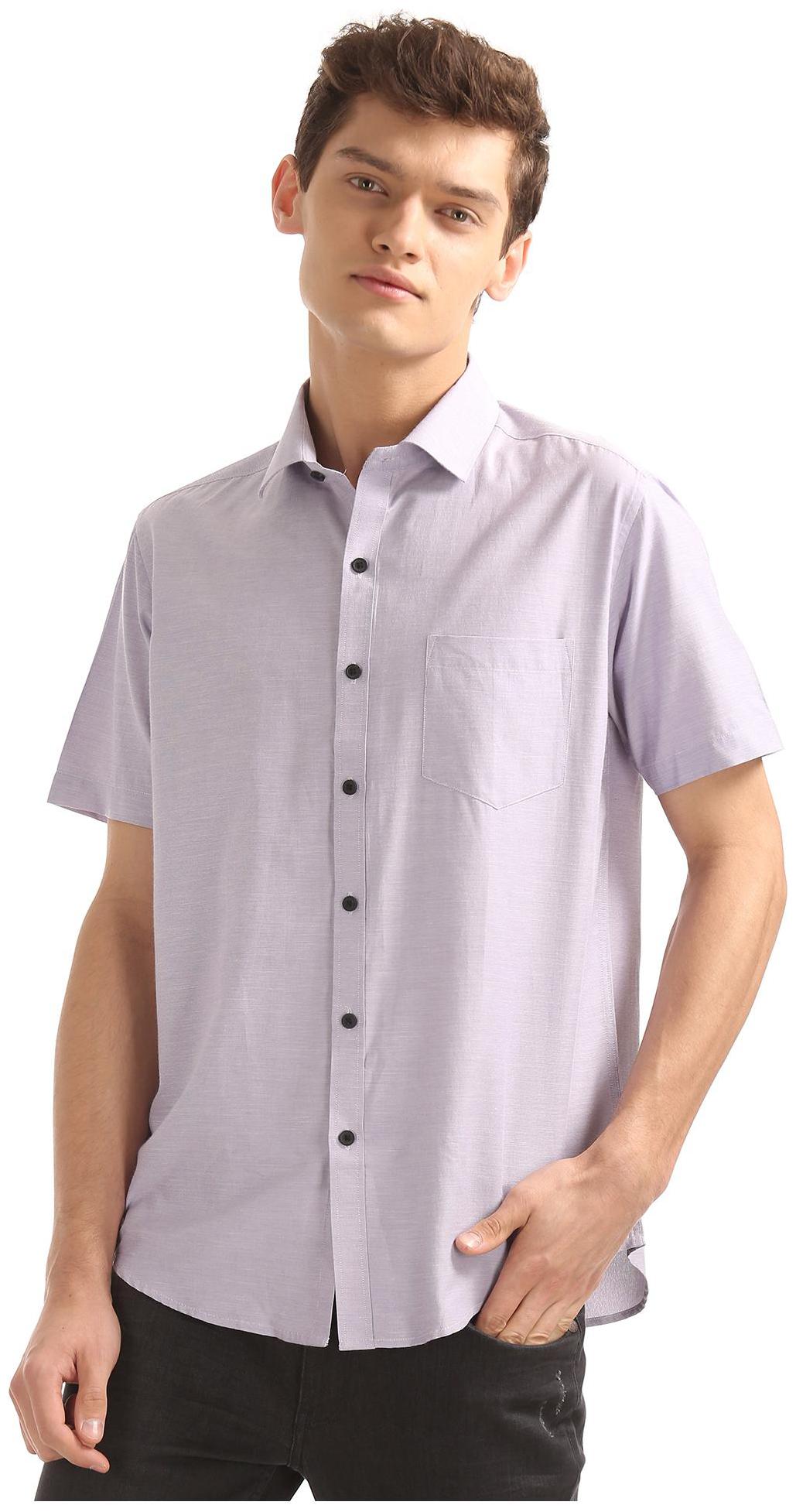 

Excalibur Men Regular fit Formal Shirt - Purple