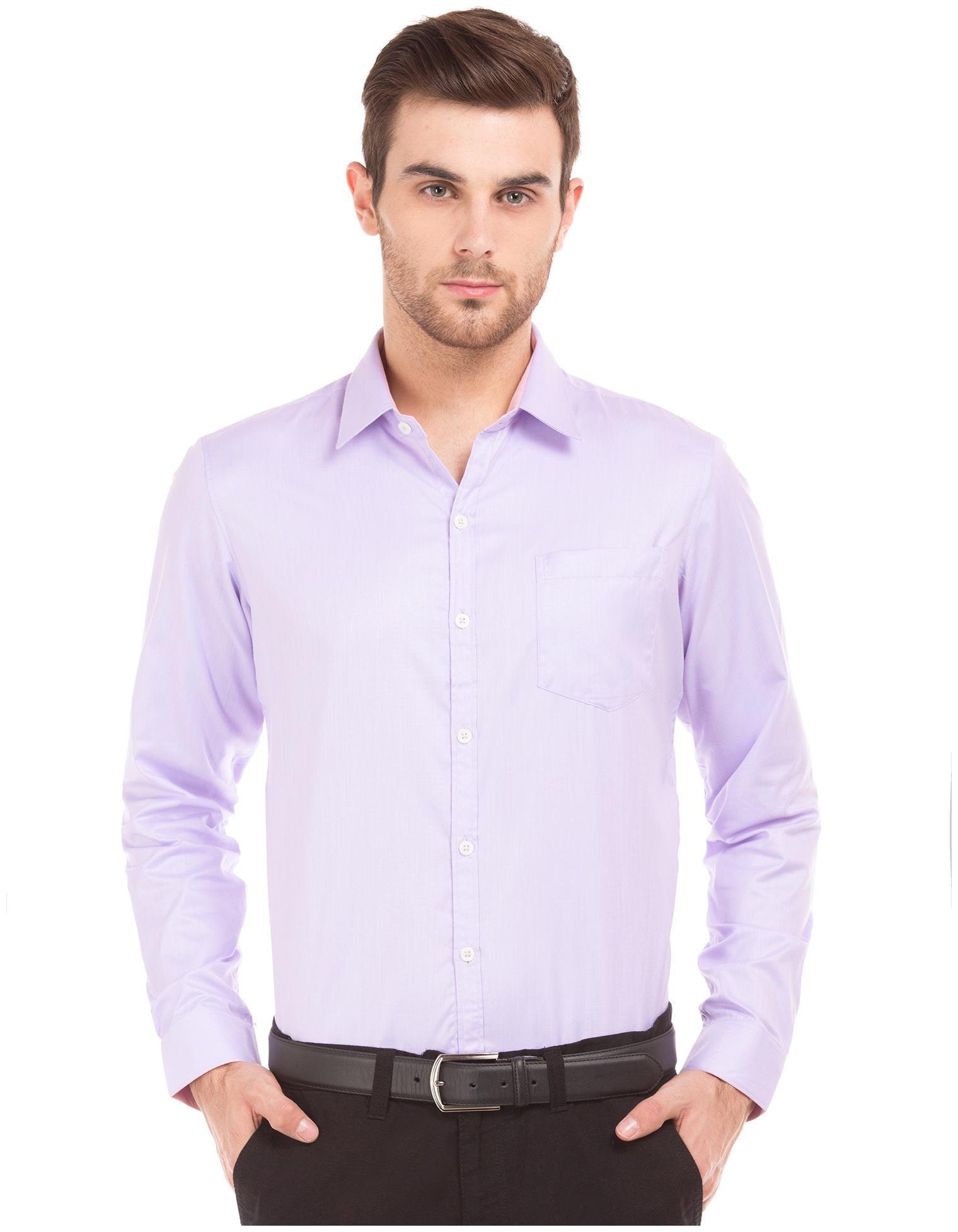 

Excalibur Men Slim fit Formal Shirt - Purple