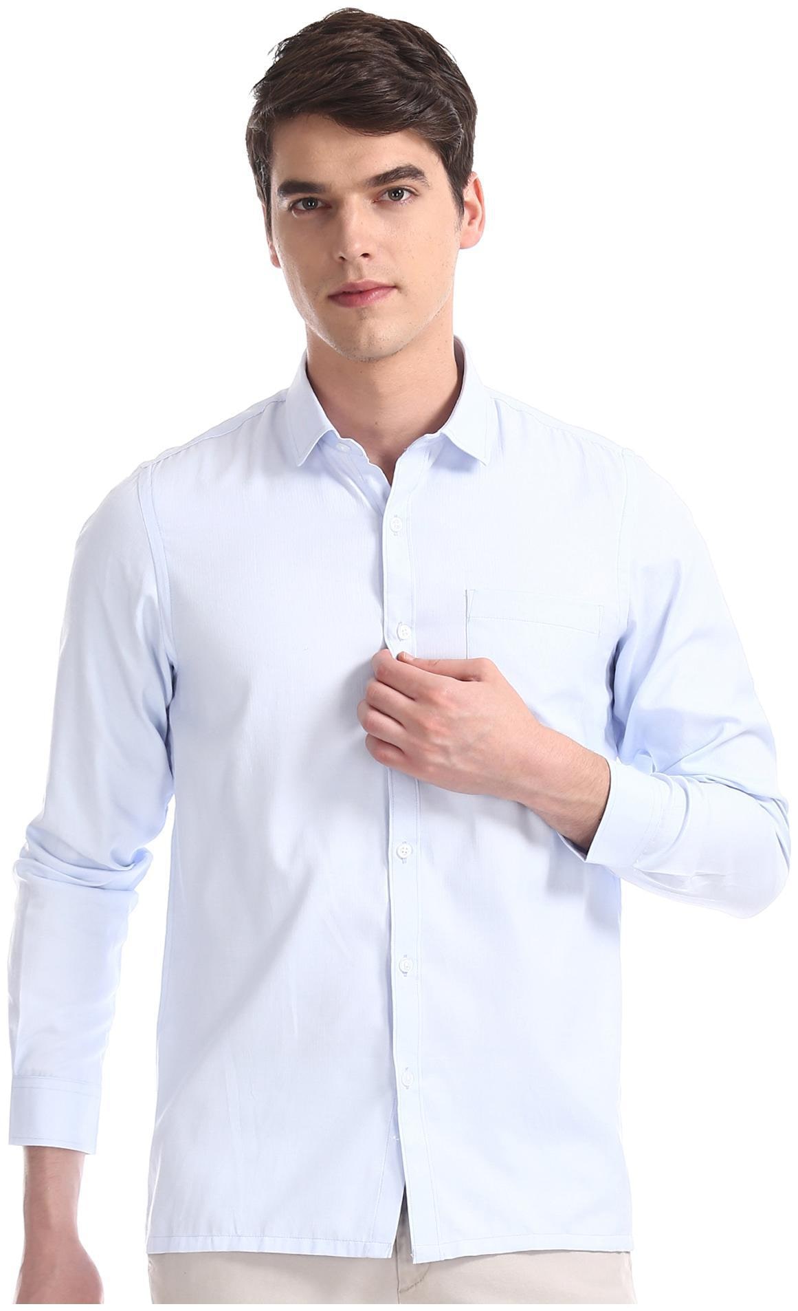 

Excalibur Men Regular fit Formal Shirt - Blue