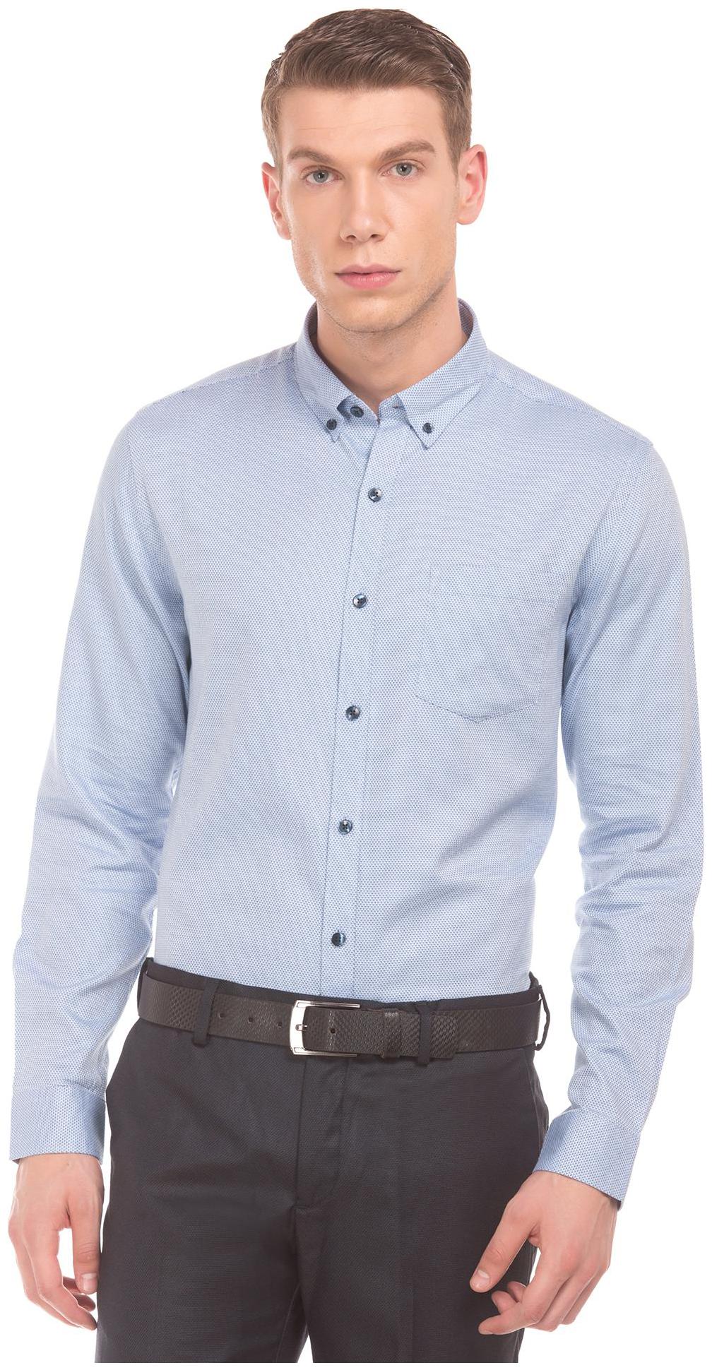 

Excalibur Men Regular fit Formal Shirt - Blue