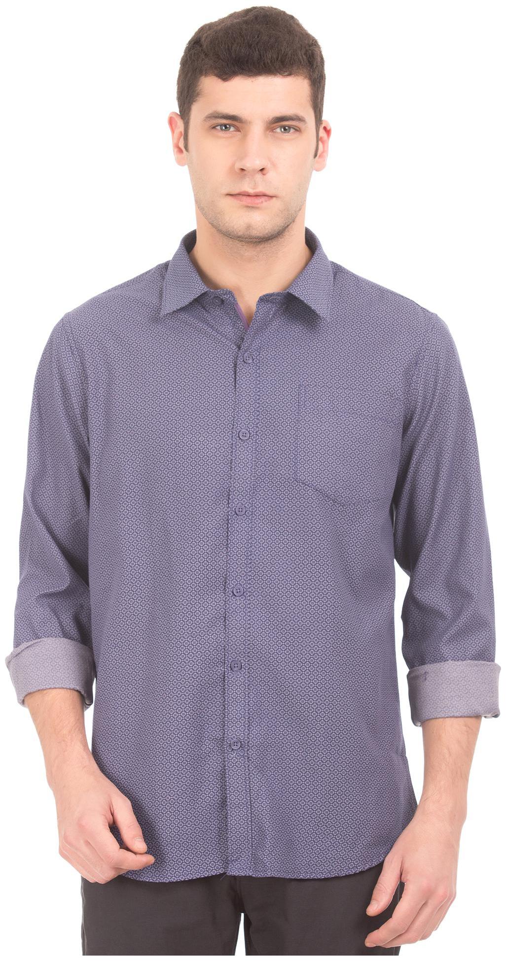 

Excalibur Men Slim fit Formal Shirt - Purple