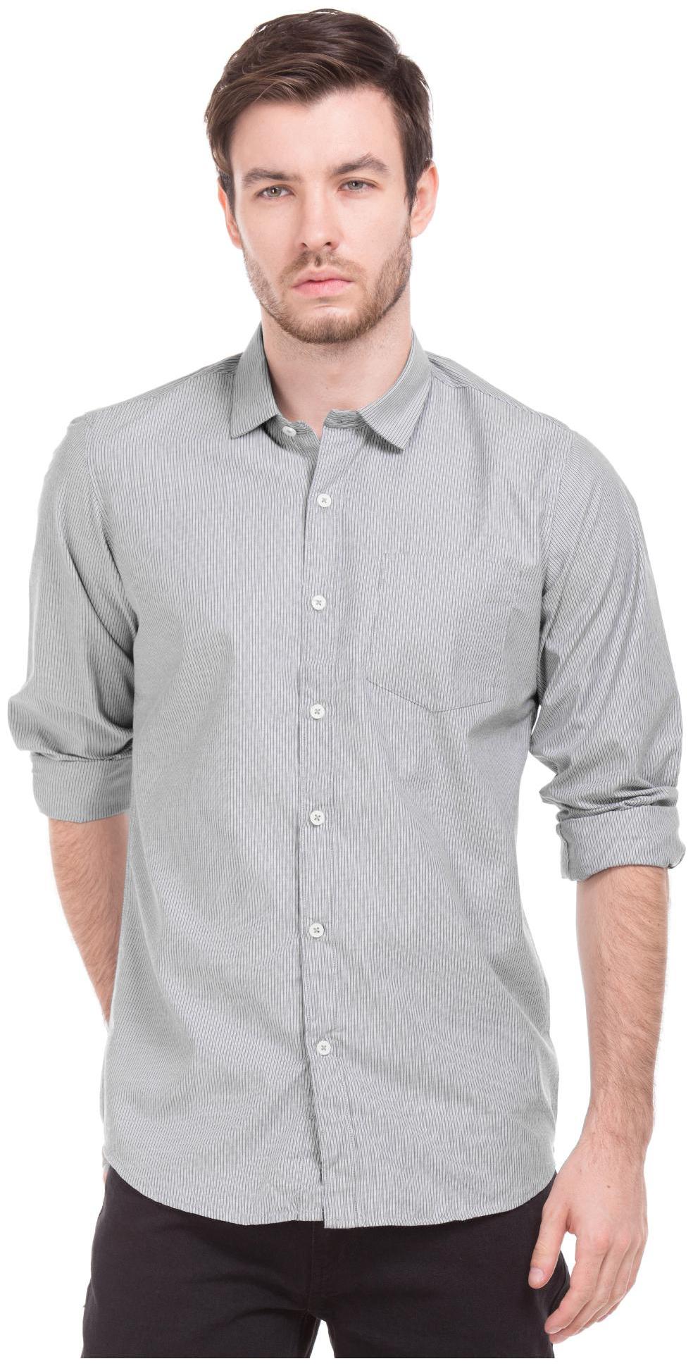 

Excalibur Men Slim fit Formal Shirt - Grey
