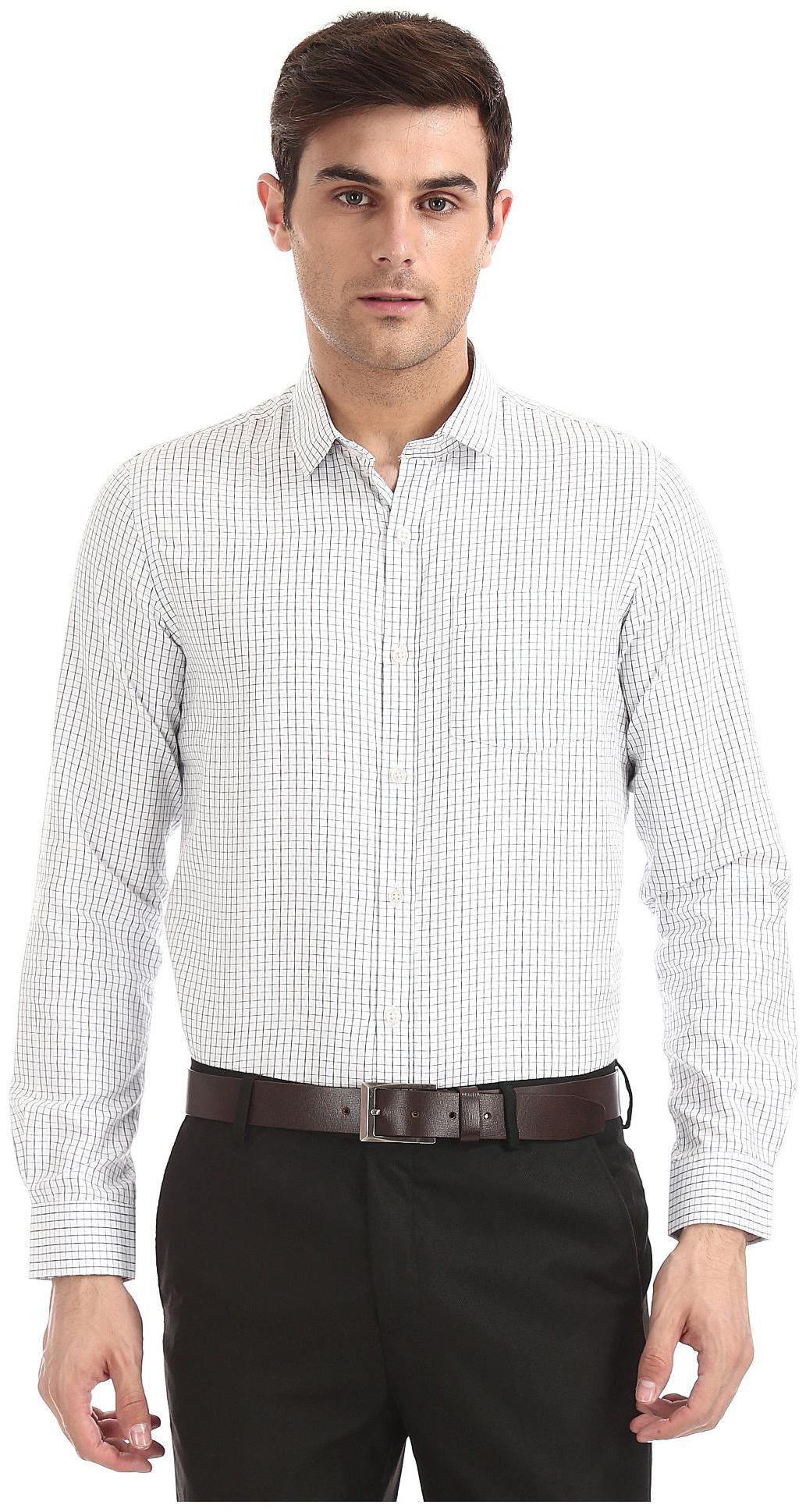 

Excalibur Men Regular fit Formal Shirt - White