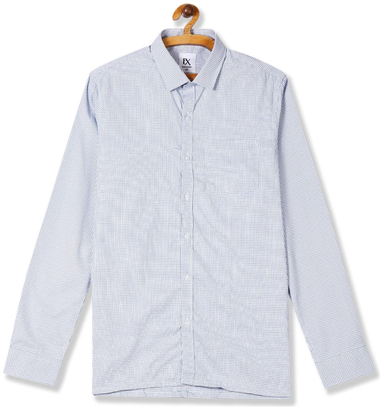 

Excalibur Men Regular fit Formal Shirt - White