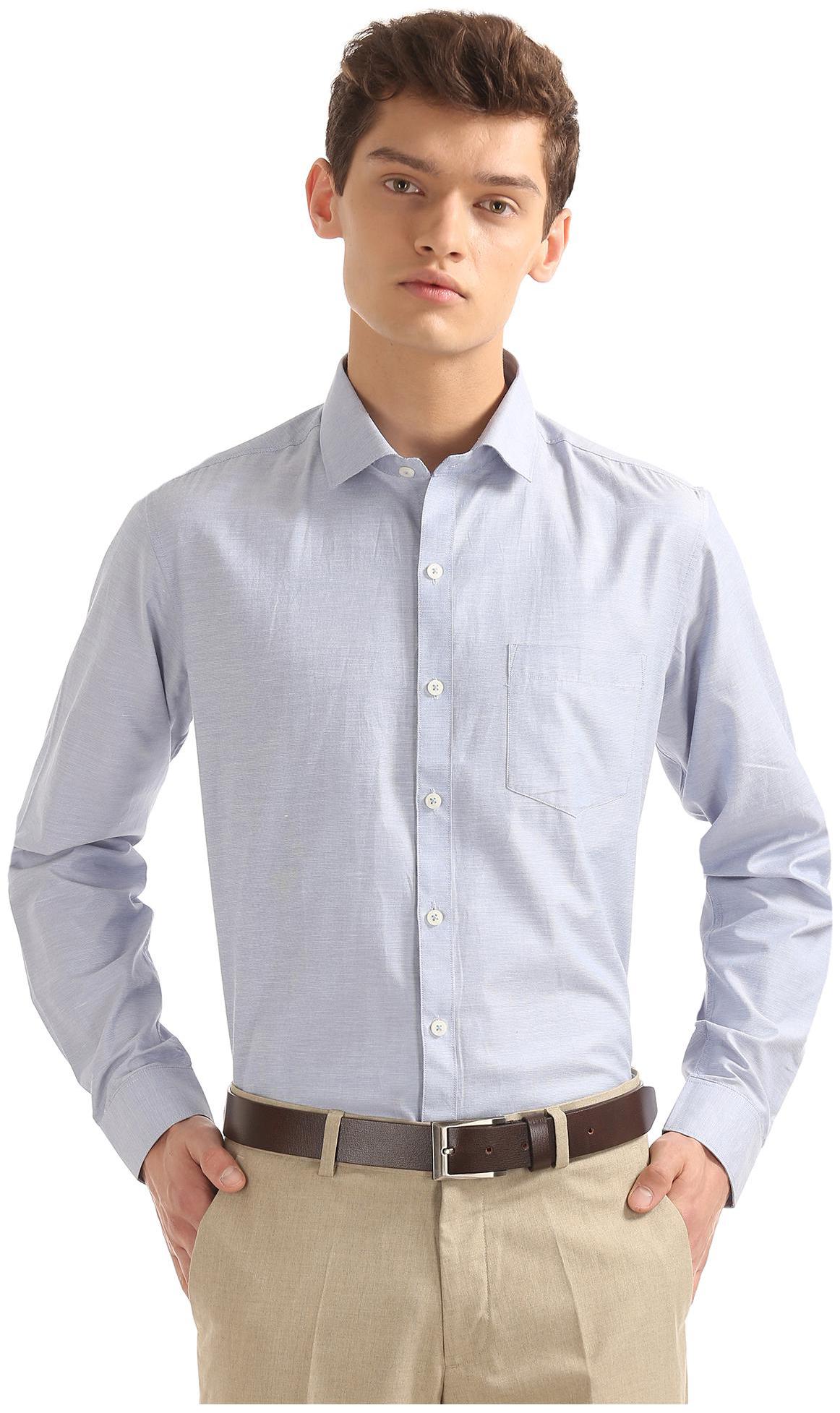 

Excalibur Men Regular fit Formal Shirt - Blue