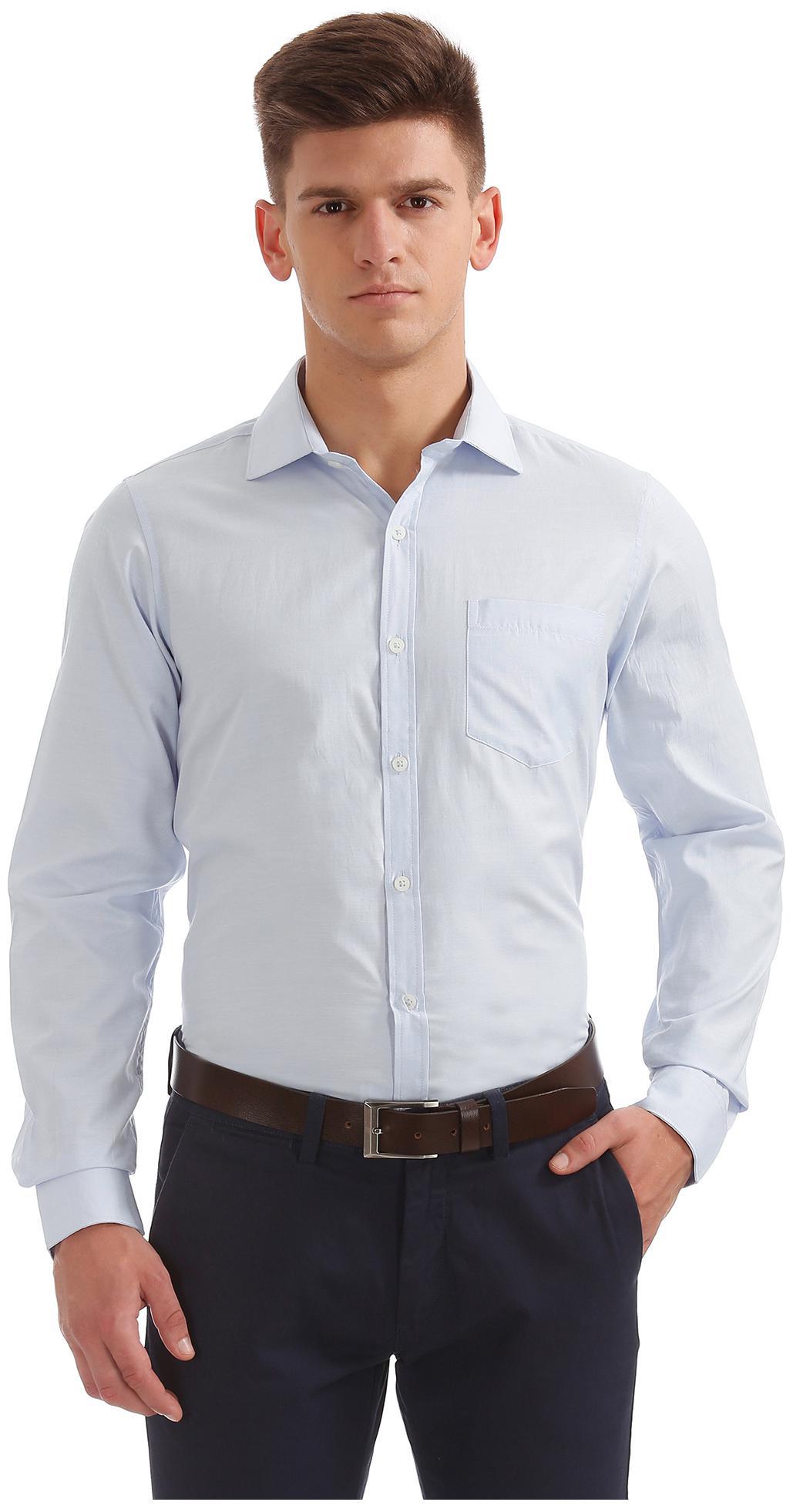 

Excalibur Men Regular fit Formal Shirt - Blue
