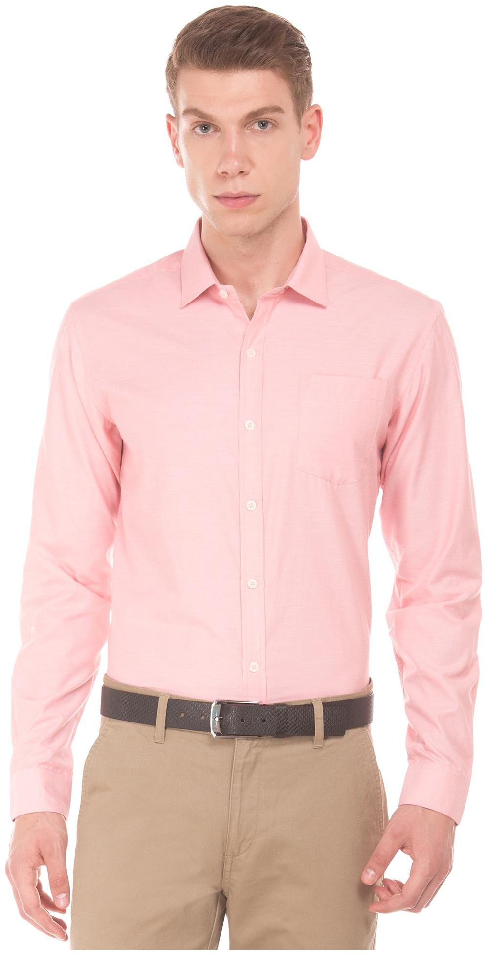 

Excalibur Men Regular fit Formal Shirt - Pink