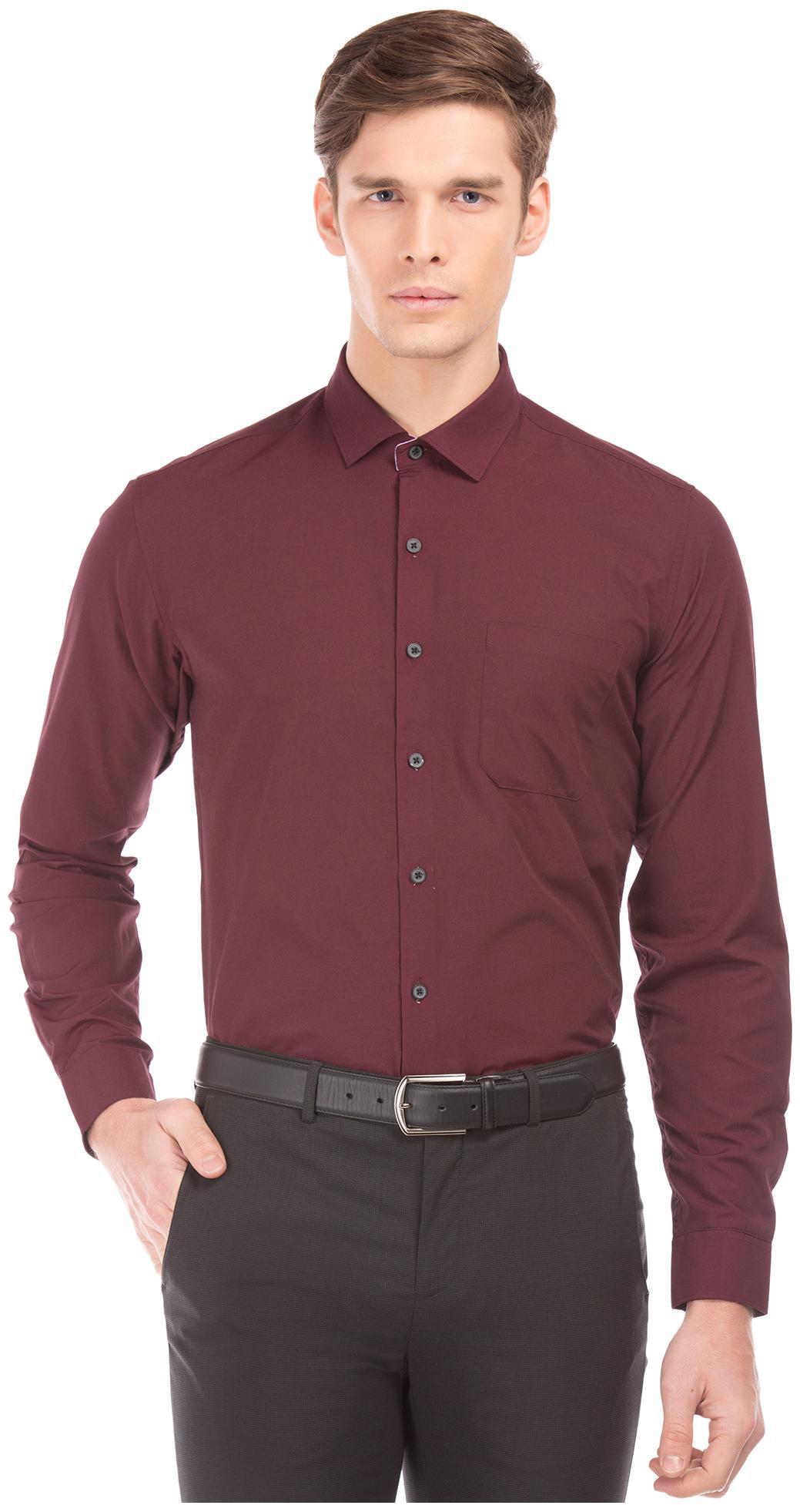 

Excalibur Men Regular fit Formal Shirt - Red