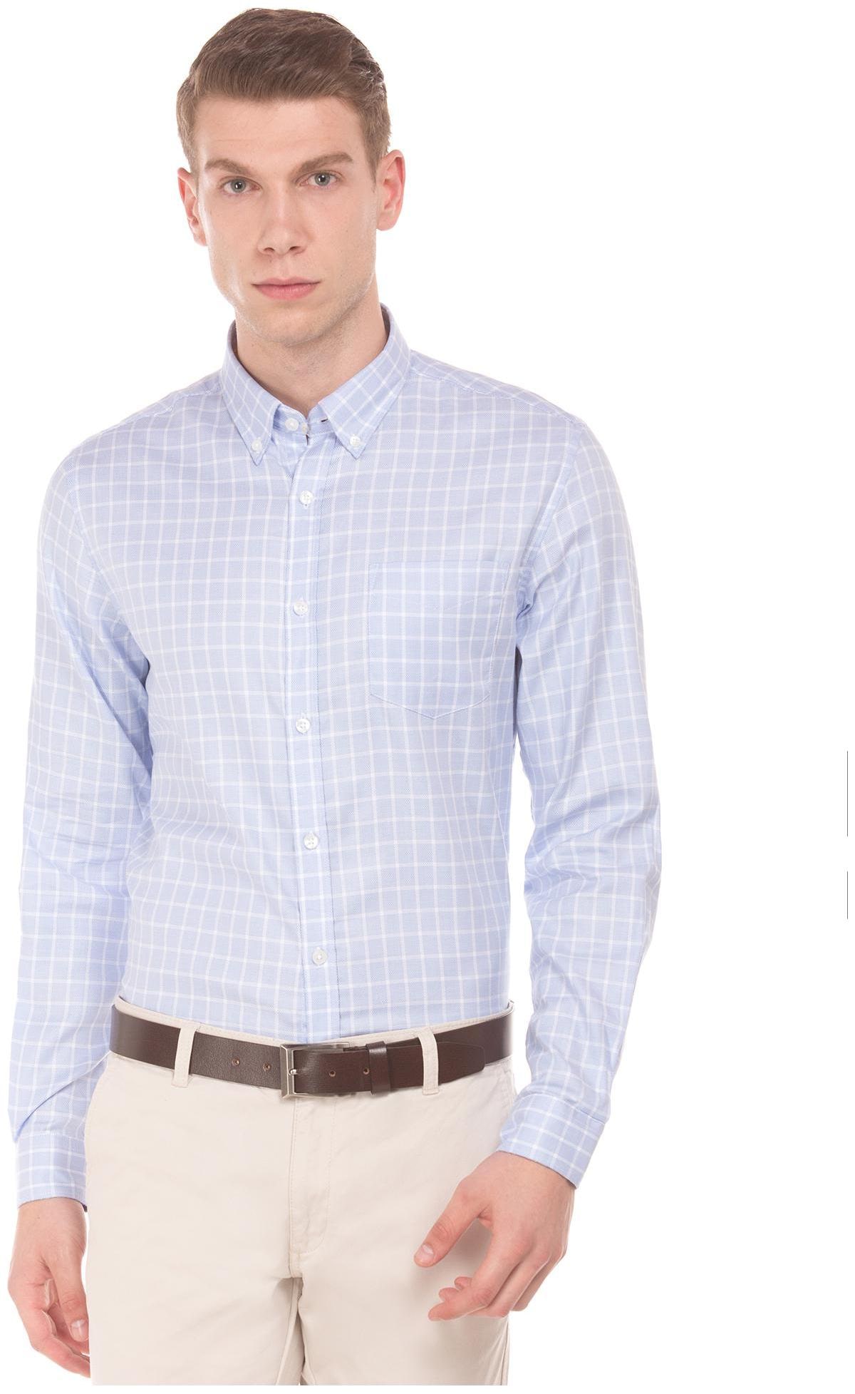 

Excalibur Men Regular fit Formal Shirt - Blue