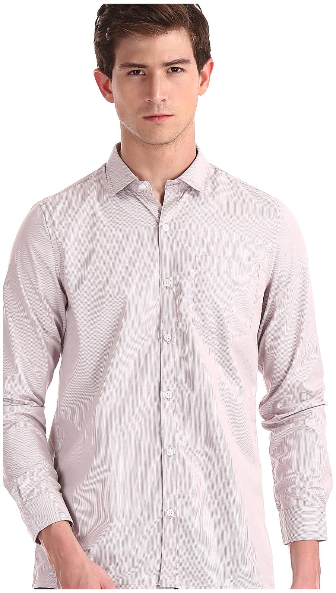 

Excalibur Men Regular fit Formal Shirt - Brown