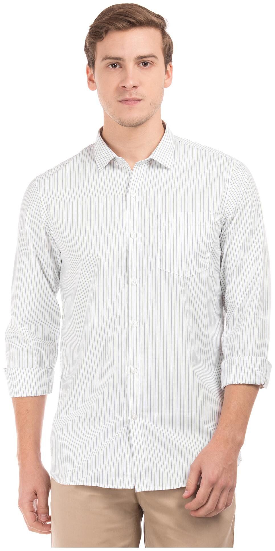 

Excalibur Men Slim fit Formal Shirt - White