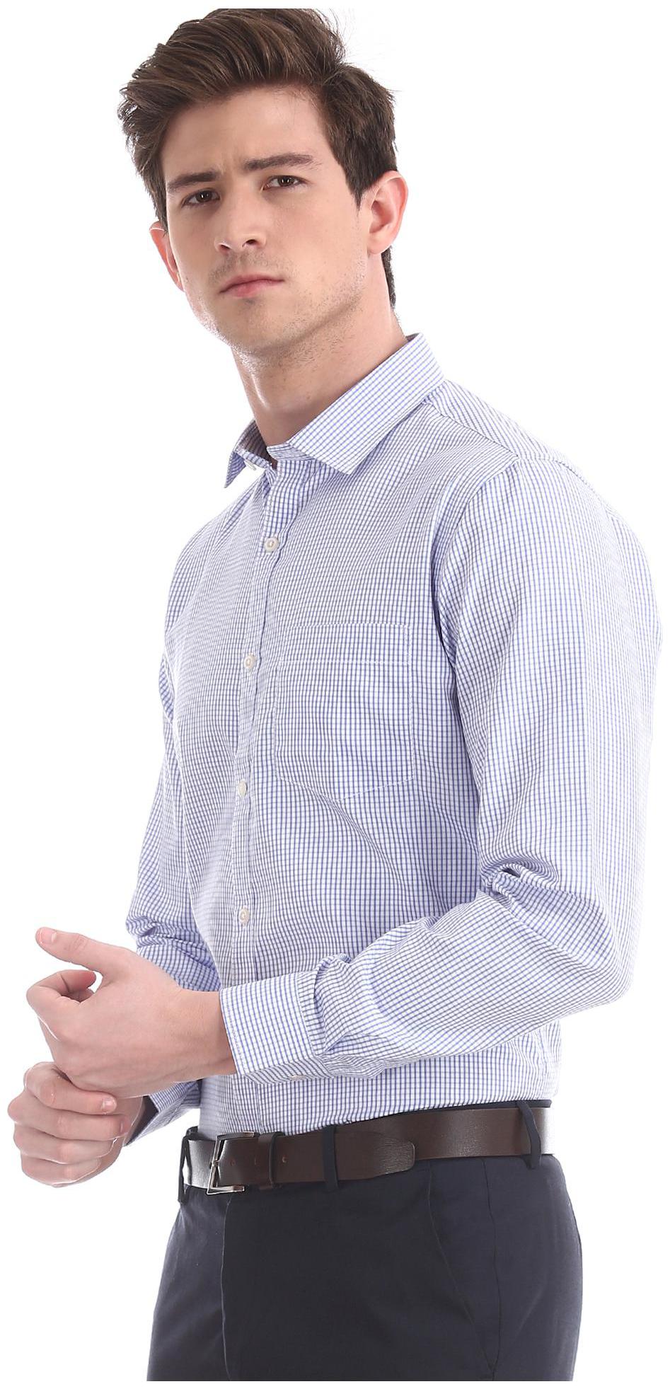 

Excalibur Men Regular fit Formal Shirt - Blue