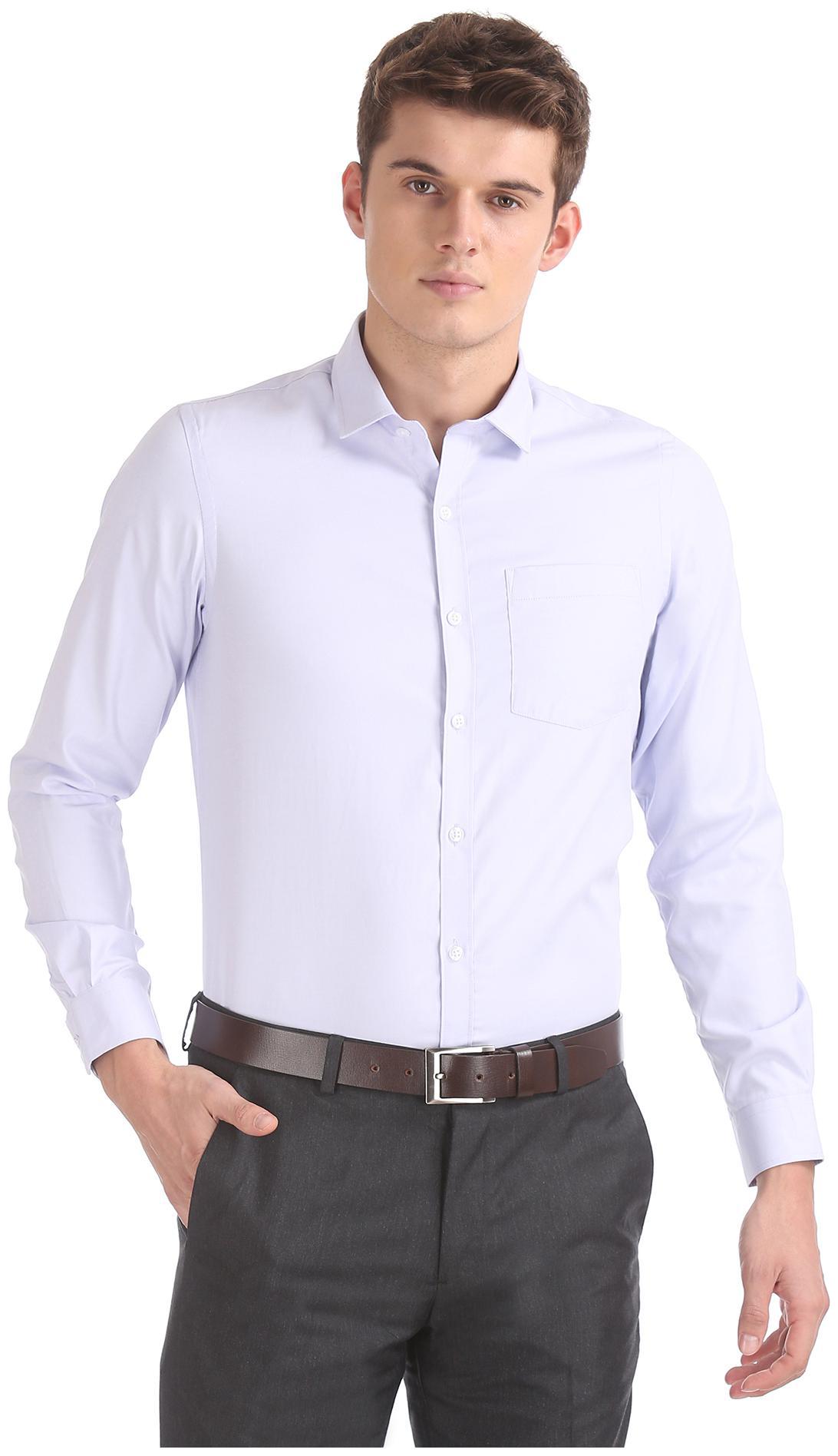 

Excalibur Men Regular fit Formal Shirt - Purple