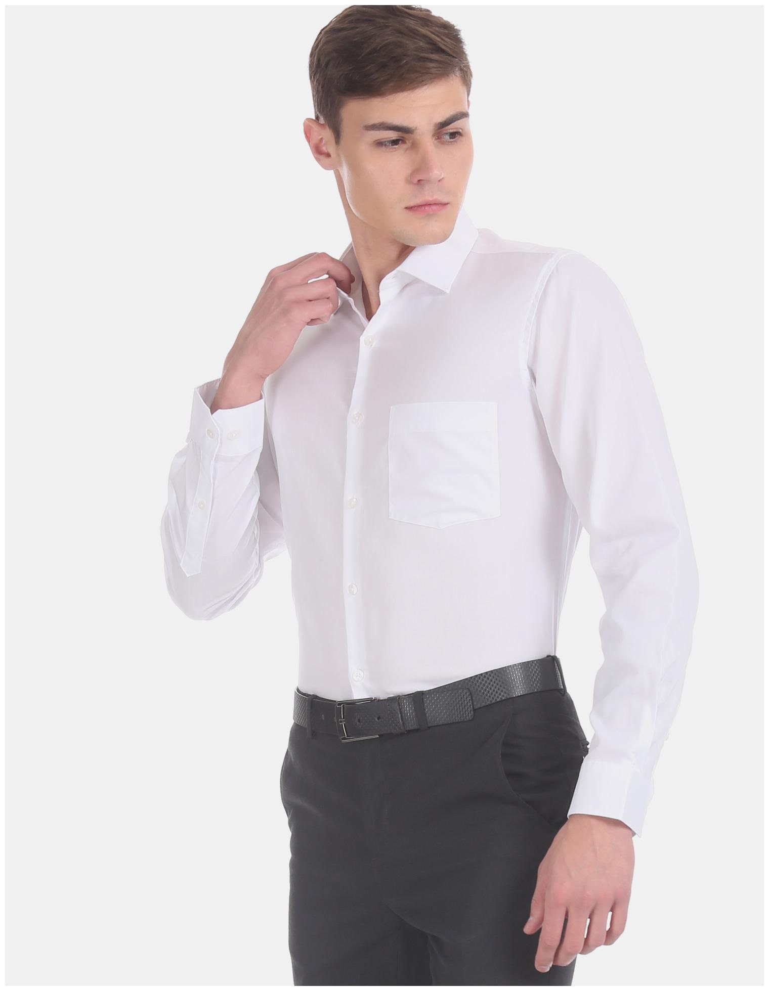 

Excalibur Men Regular fit Formal Shirt - White