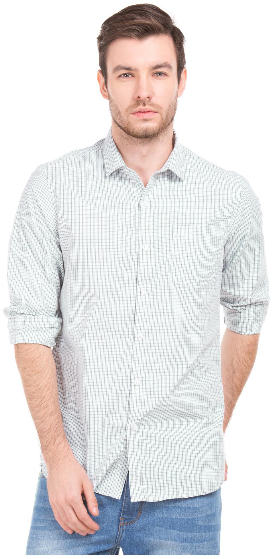 

Excalibur Men Slim fit Formal Shirt - Green