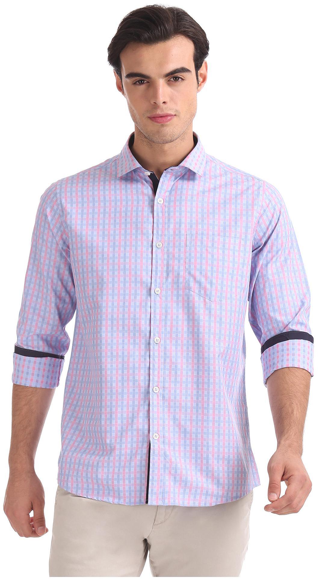

Excalibur Men Regular fit Formal Shirt - Blue