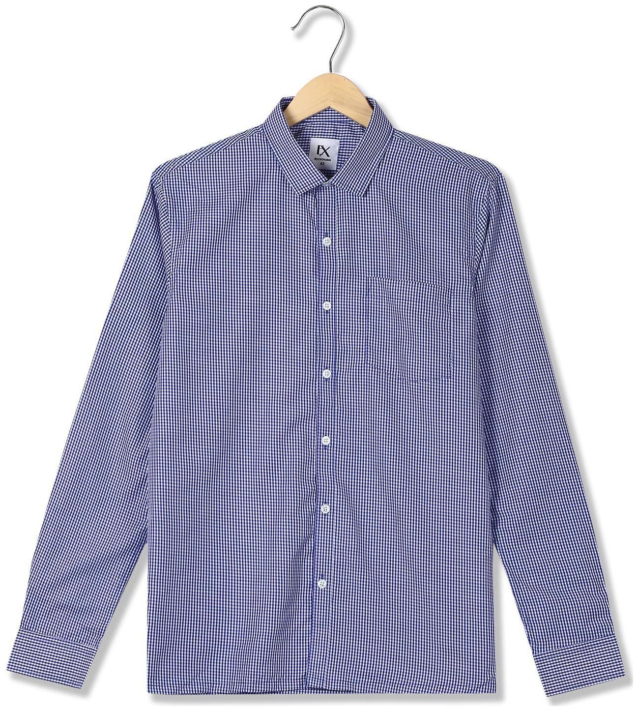 

Excalibur Men Regular fit Formal Shirt - Blue