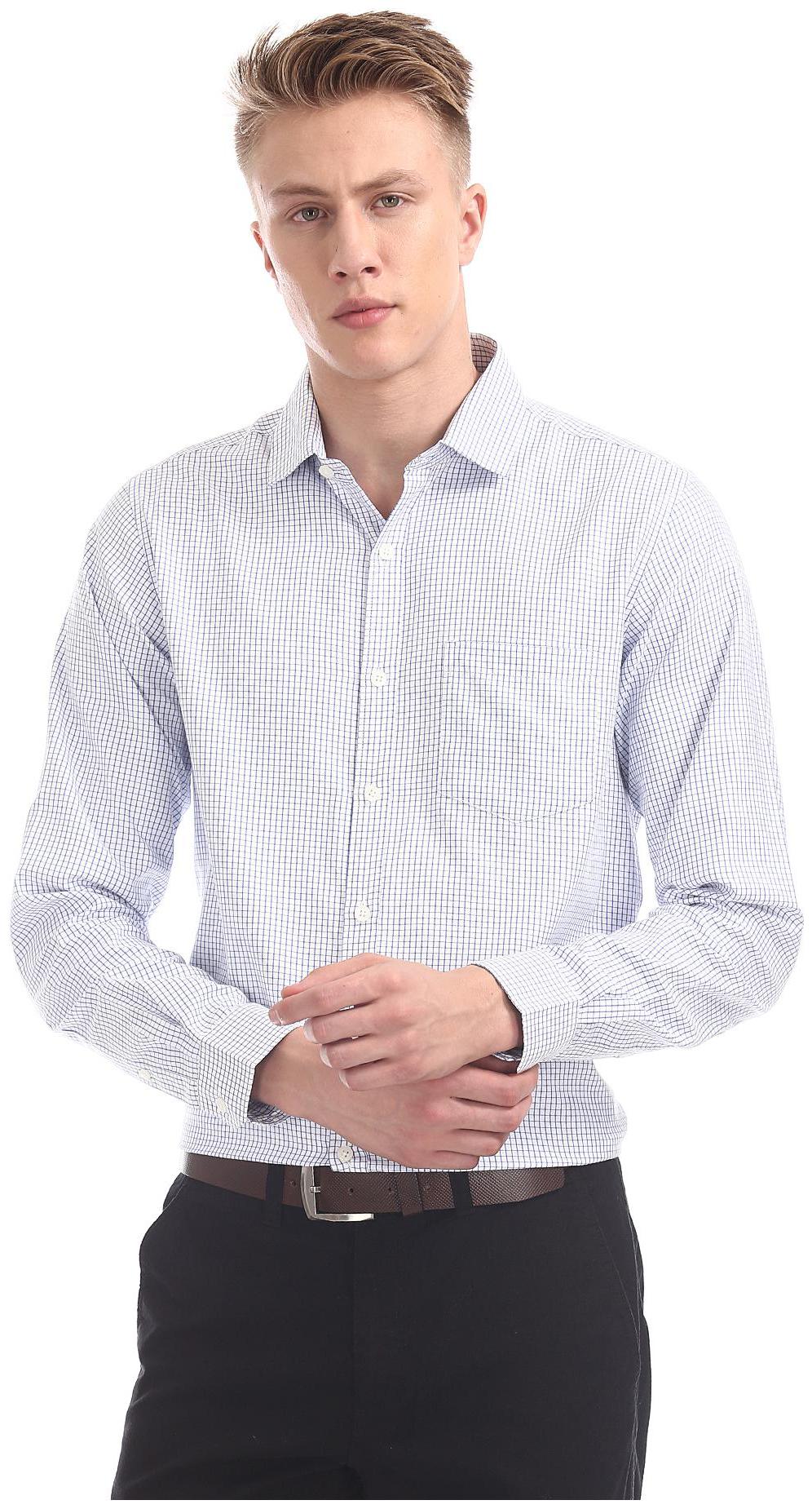 

Excalibur Men Regular fit Formal Shirt - Blue