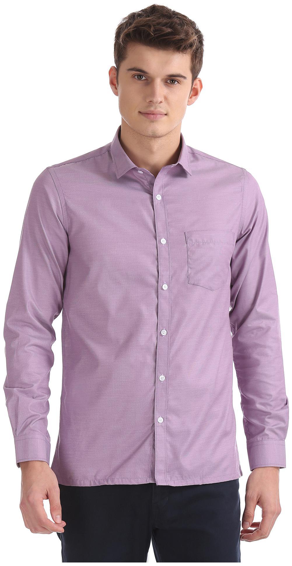 

Excalibur Men Regular fit Formal Shirt - Purple